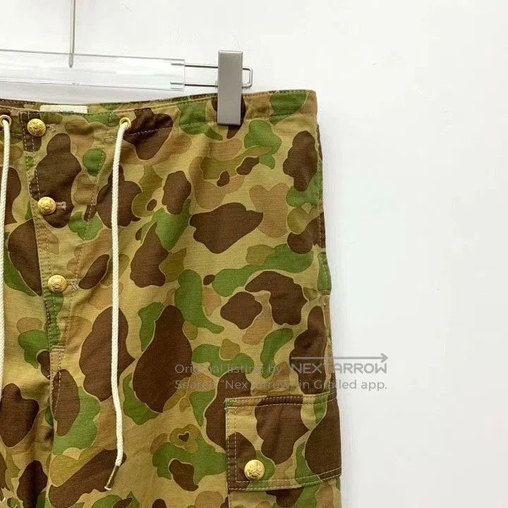 Celine Celine Camo Cargo Drawstring Pants. Size US 40 / EU 56 - 3 Thumbnail