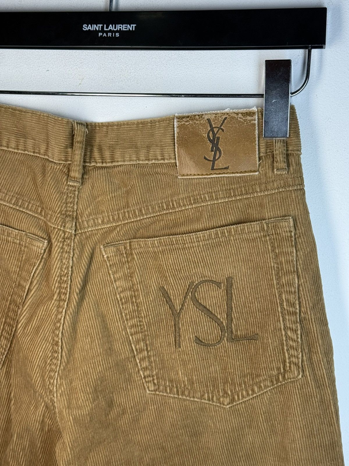 Yves Saint Laurent 30x30 Corduroy YSL Pants Velvet Vintage Jeans Denim Logo Y2k Size US 30 / EU 46 - 12 Thumbnail