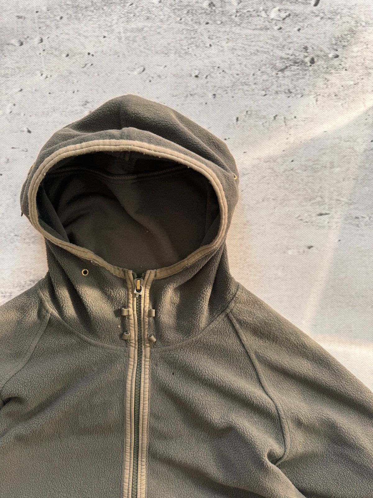 NIKE ACG TEDDY ZIP VINTAGE BASIC LOGO OVERSIZE SWEATSHIRT