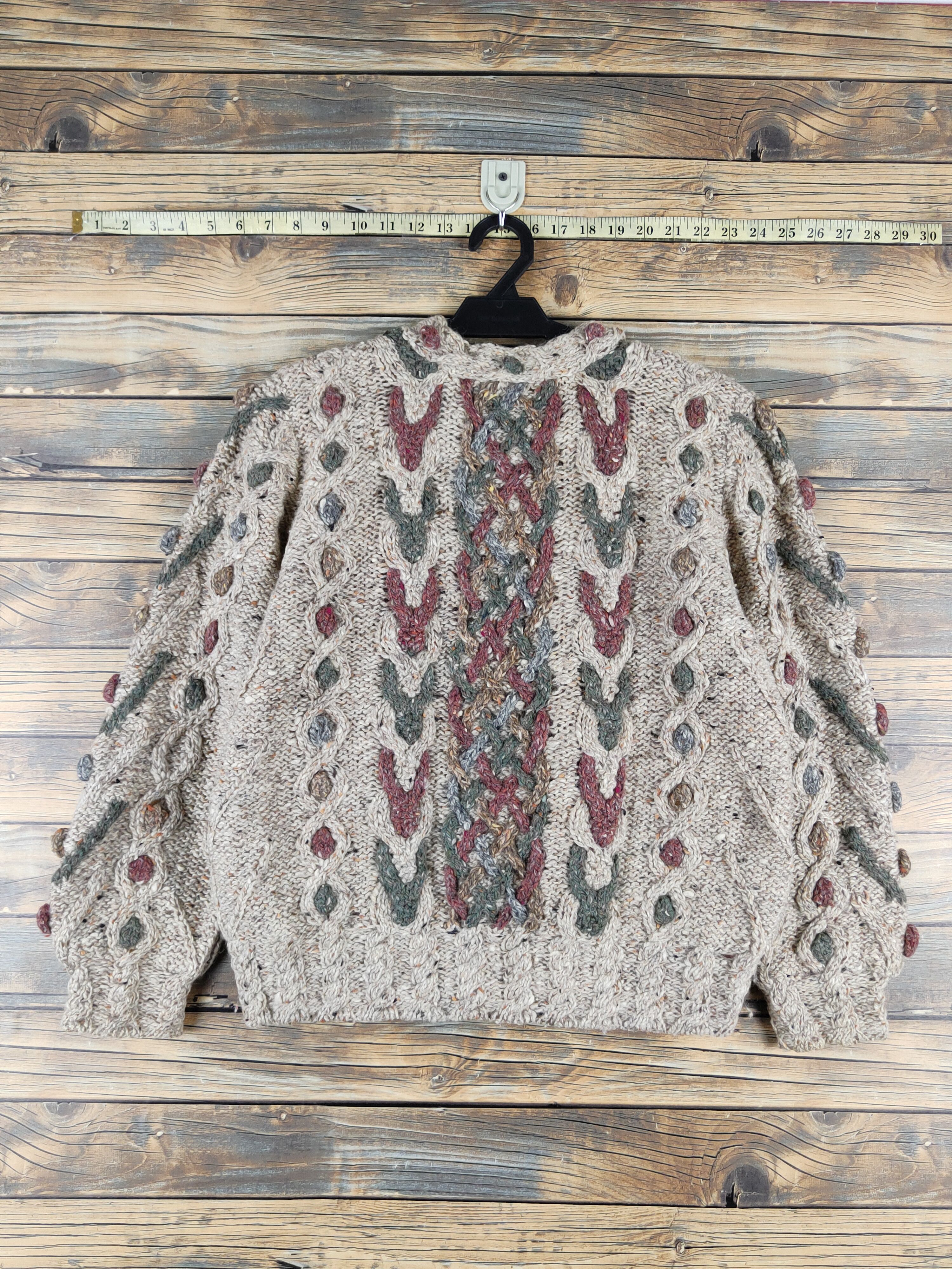 Handmade Merilene hand crocheted Brown hand Knitwear Sweaters #W1935 Size S / US 4 / IT 40 - 7 Thumbnail