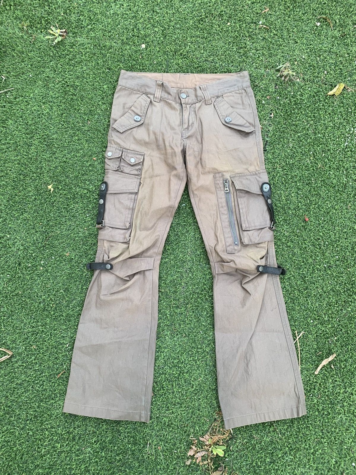 Tornado Mart Tornado Mart Waxed Cargo Pants Size US 30 / EU 46 - 1 Thumbnail