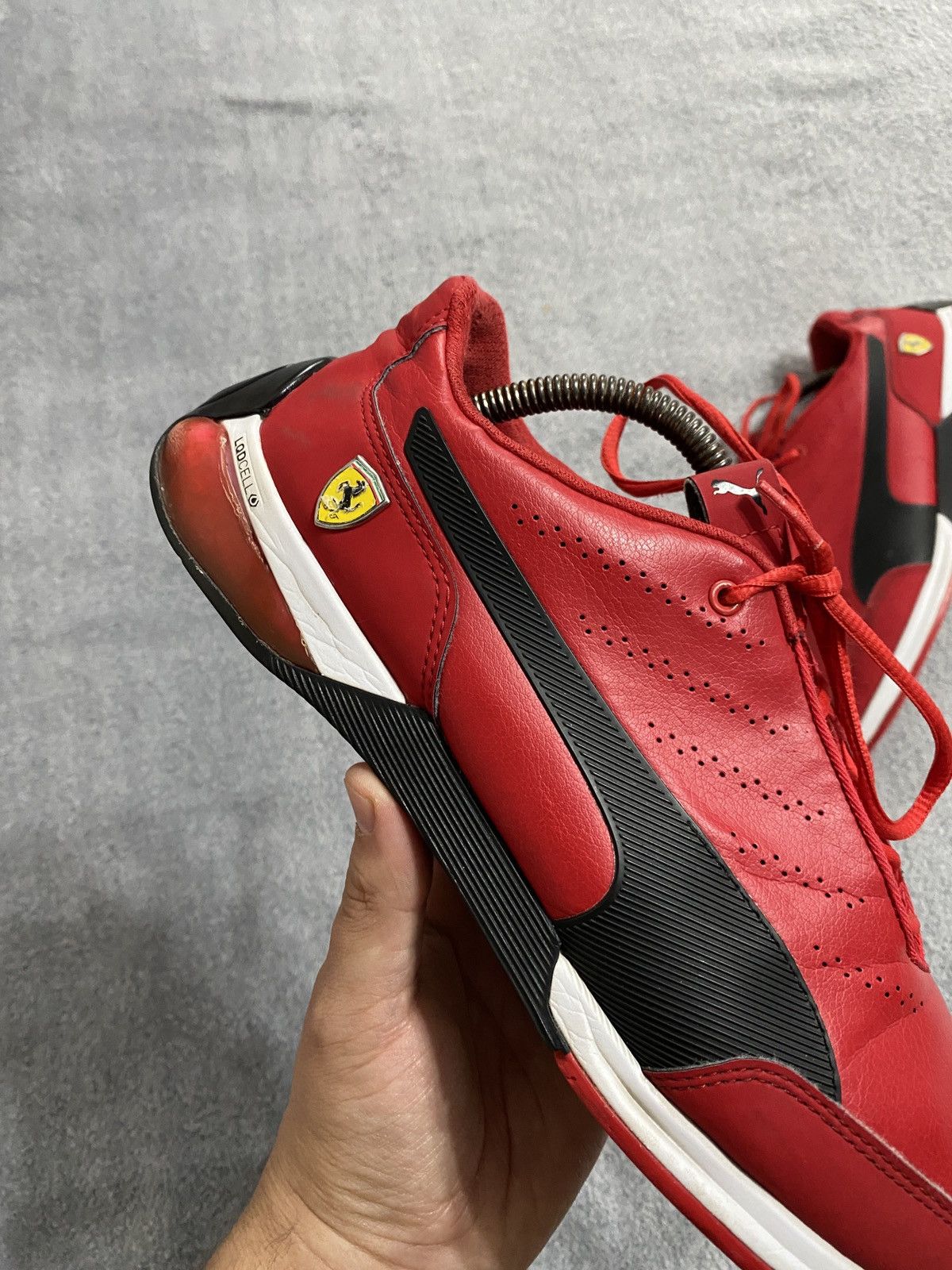 Ferrari × Puma Vintage Puma Ferrari leather sneakers Y2K style Size US 9.5 / EU 42-43 - 3 Thumbnail