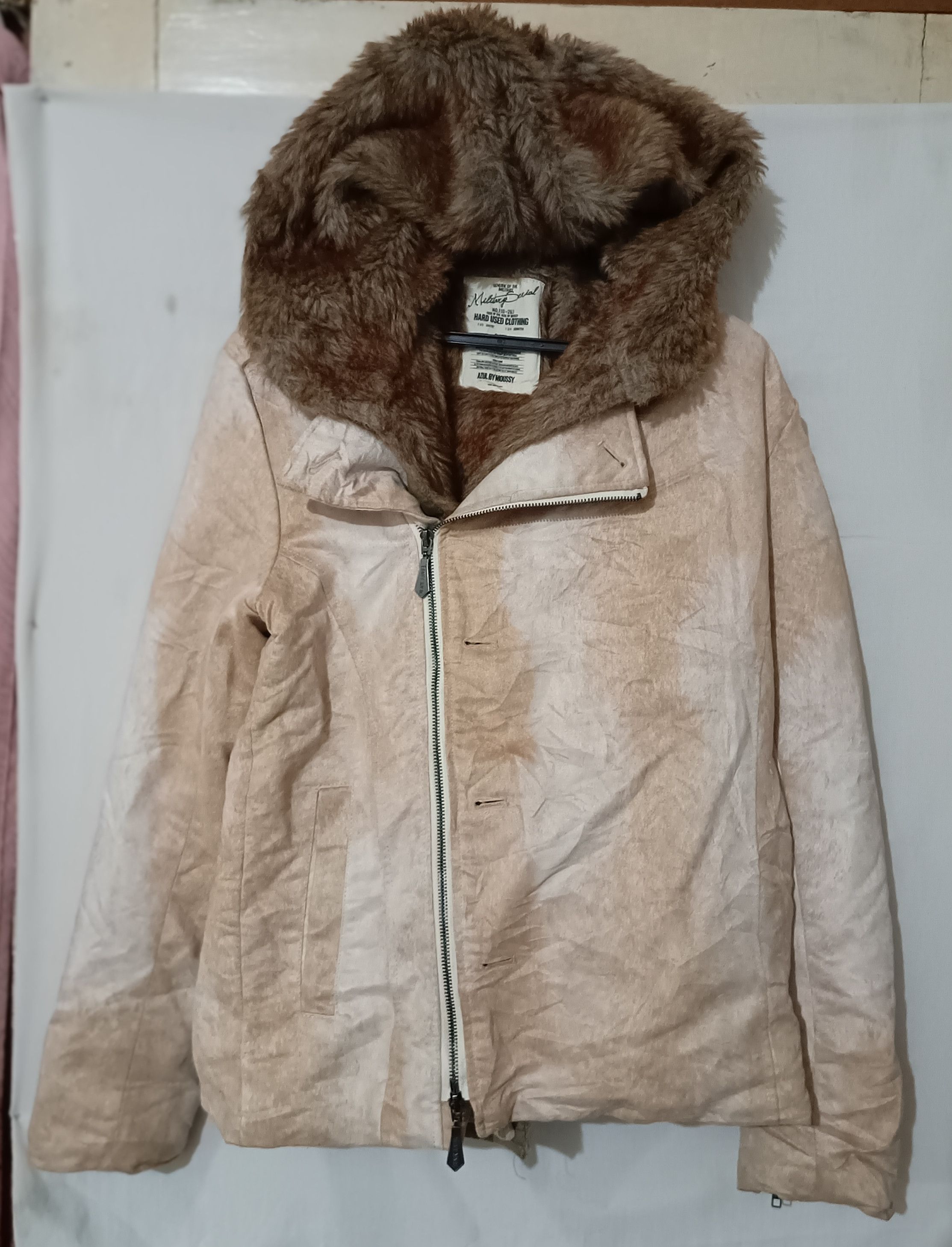 If Six Was Nine ARCHIVE Bernings Sho Asymmetrical Fur Biker Jacket Inner Size US M / EU 48-50 / 2 - 2 Thumbnail
