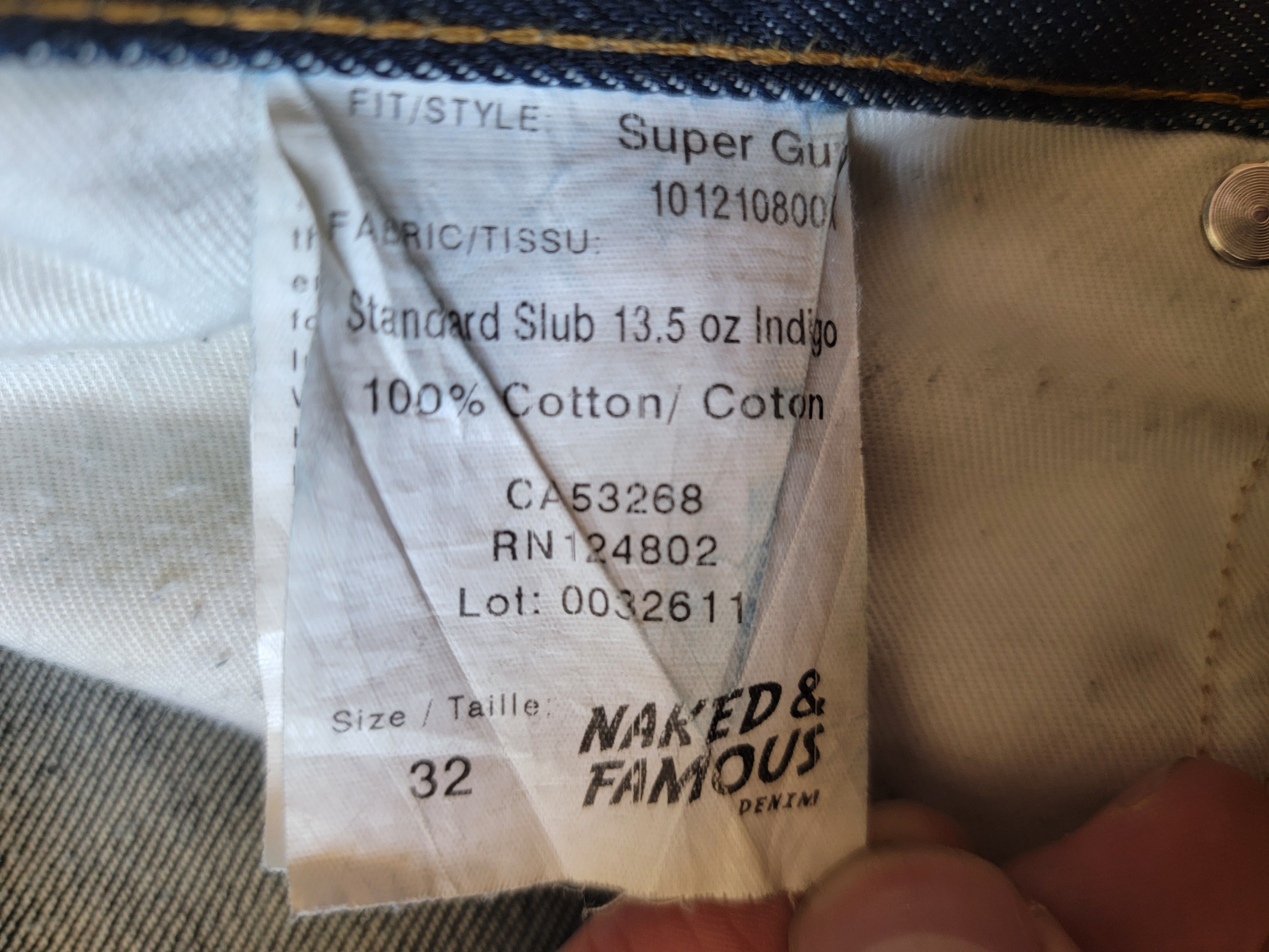 Naked & Famous Super Guy - Indigo Size US 32 / EU 48 - 3 Thumbnail