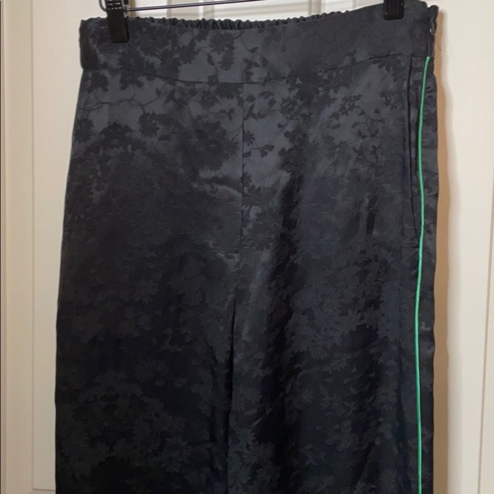 Maje Pasito Black Pants floral pants size 2 NWT