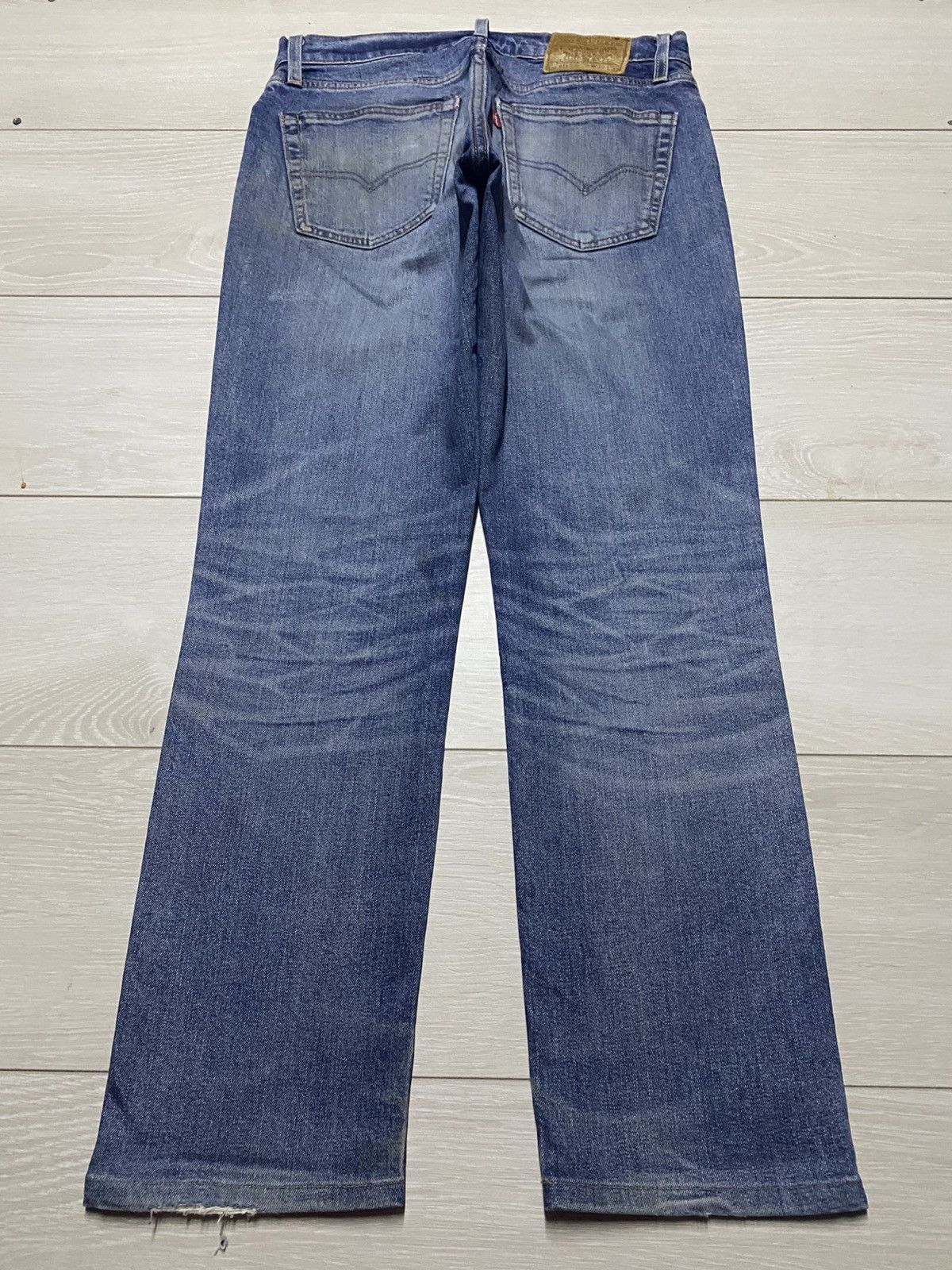 Levi's Vintage Levis 511 Big E Blue Wash Slim Fit Jeans Size US 30 / EU 46 - 2 Thumbnail