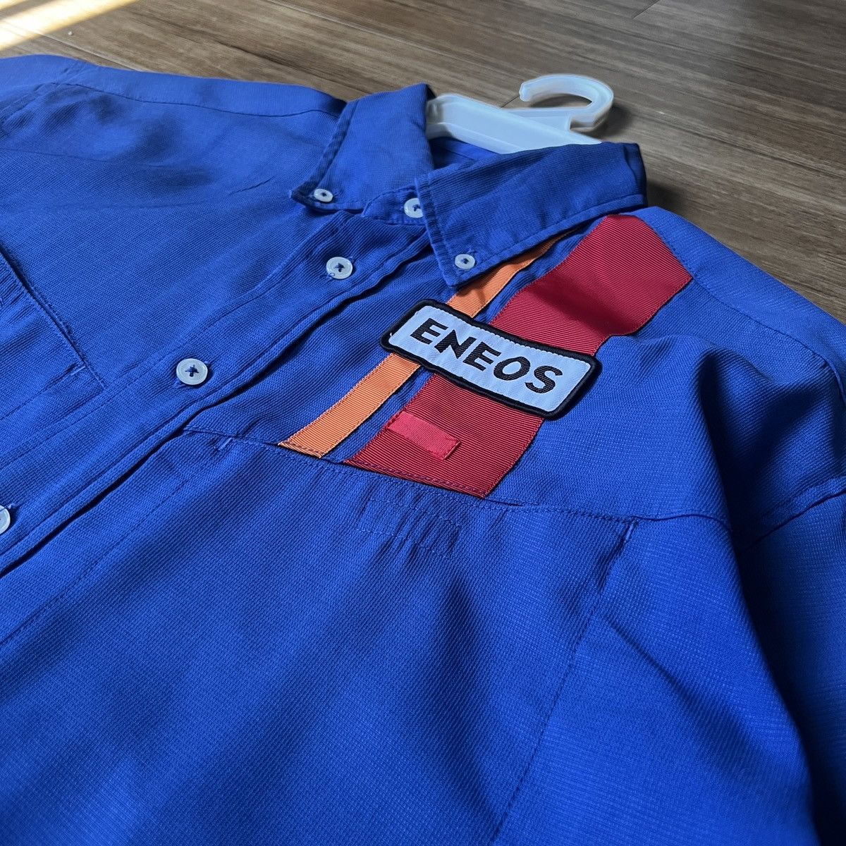 Other Vintage ENEOS Garage Mechanic Shirt – Rare Workwear Piece Size US L / EU 52-54 / 3 - 5 Thumbnail