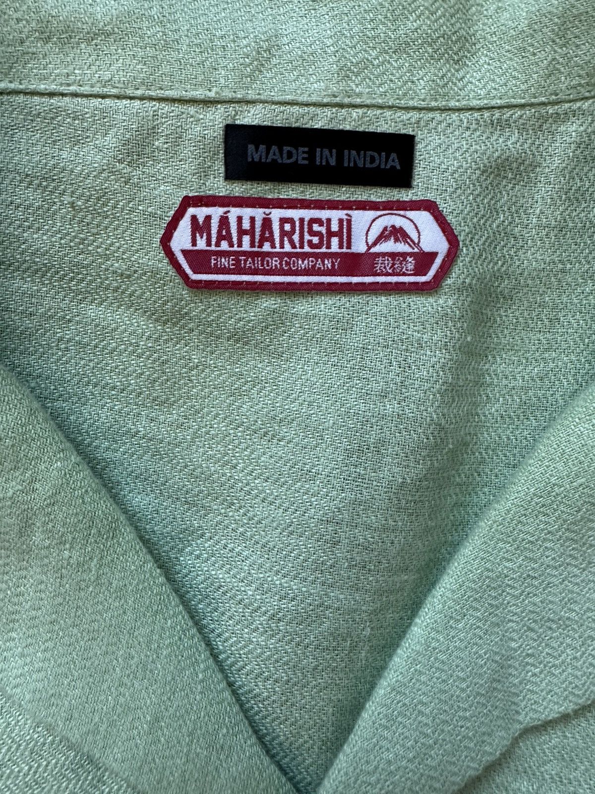 Maharishi Buttoned Open Collar Shirt Size US S / EU 44-46 / 1 - 3 Thumbnail