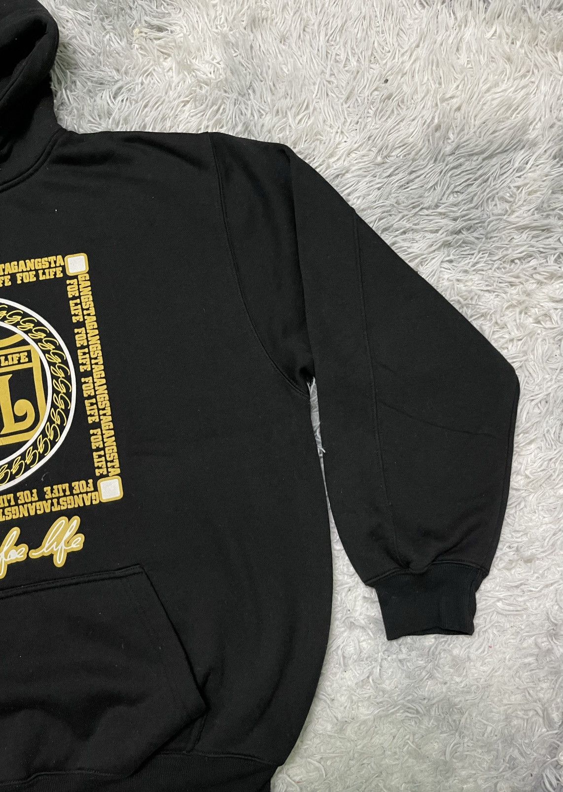 Rap Tees 2000s GANGSTA FOE LIFE SNOOP DOG STYLE CREWNECK Size US XL / EU 56 / 4 - 4 Thumbnail