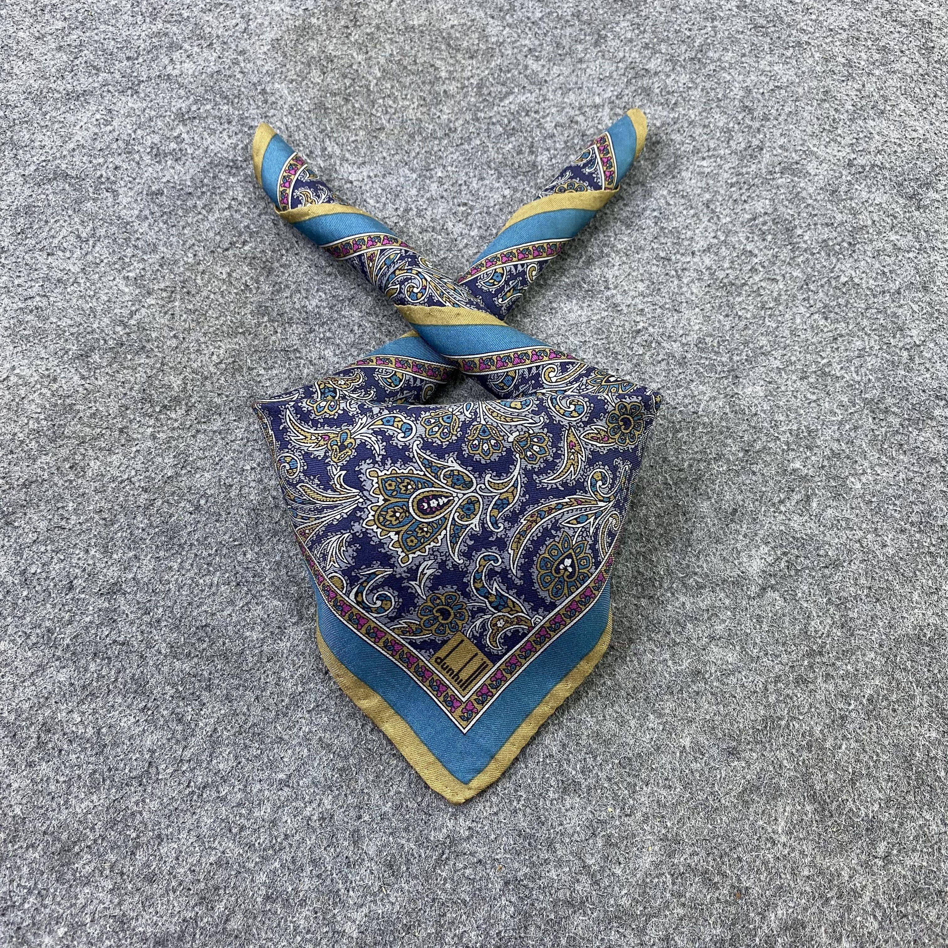 Alfred Dunhill Dunhill Handkerchief Neckerchief Bandana-B2044 Size ONE SIZE - 2 Thumbnail