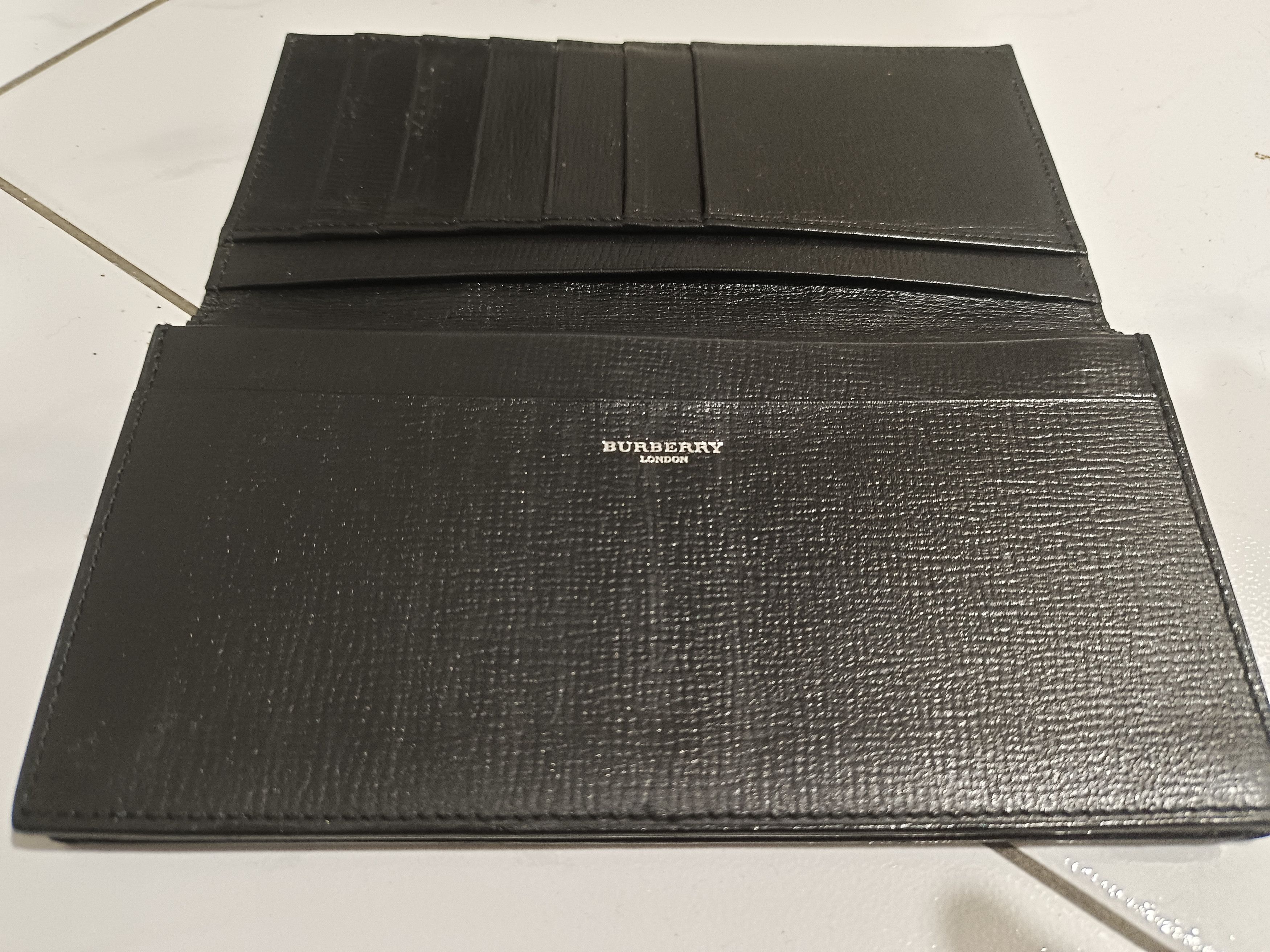 Burberry Burberry London Leather Ultra-Slim Long Wallet Size ONE SIZE - 2 Thumbnail