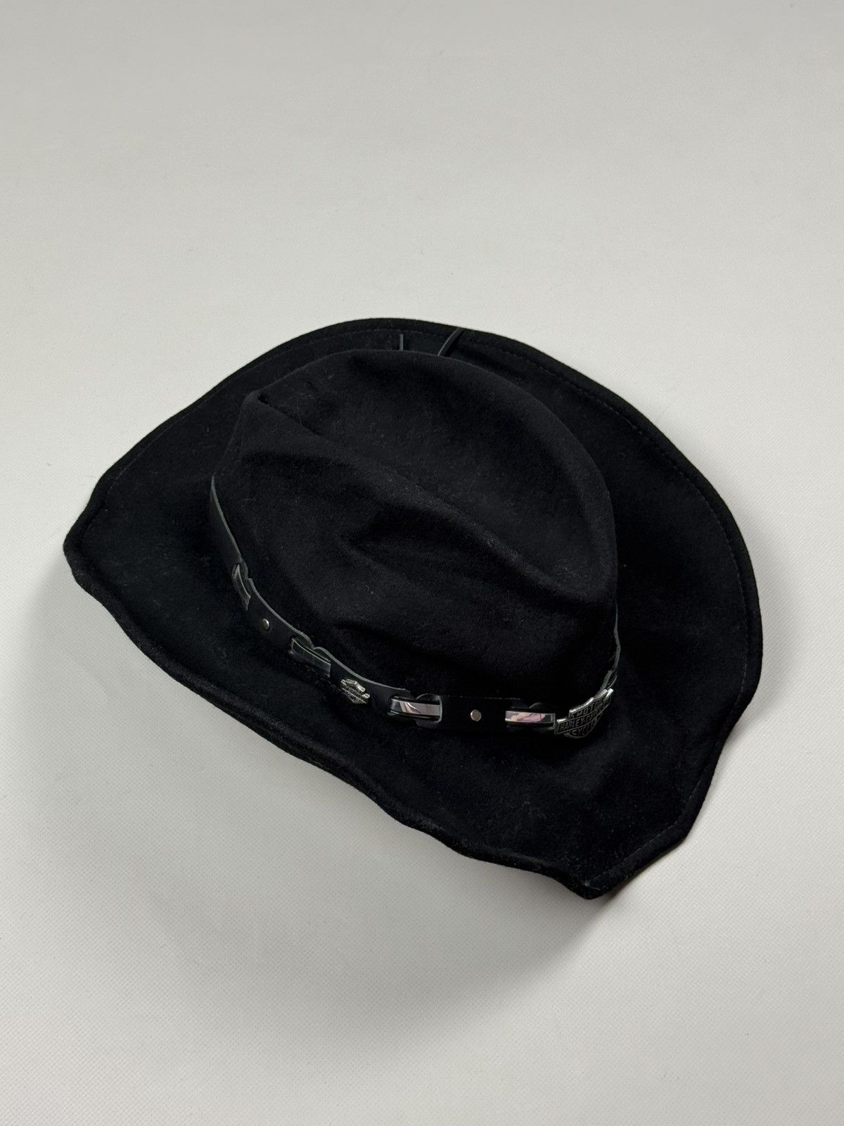 Harley Davidson Harley Davidson Western Wool Cowboy Hat Cap Size XL Size ONE SIZE - 14 Thumbnail