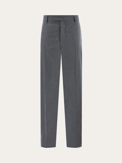 Salvatore Ferragamo o1s1rm0226 Tailored Pant in Grey Size US 36 / EU 52 - 1 Thumbnail