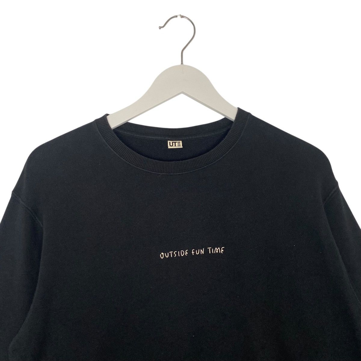 Vintage Vintage Ut Outside Fun Time Embroidered Sweatshirt Black Size US M / EU 48-50 / 2 - 4 Thumbnail