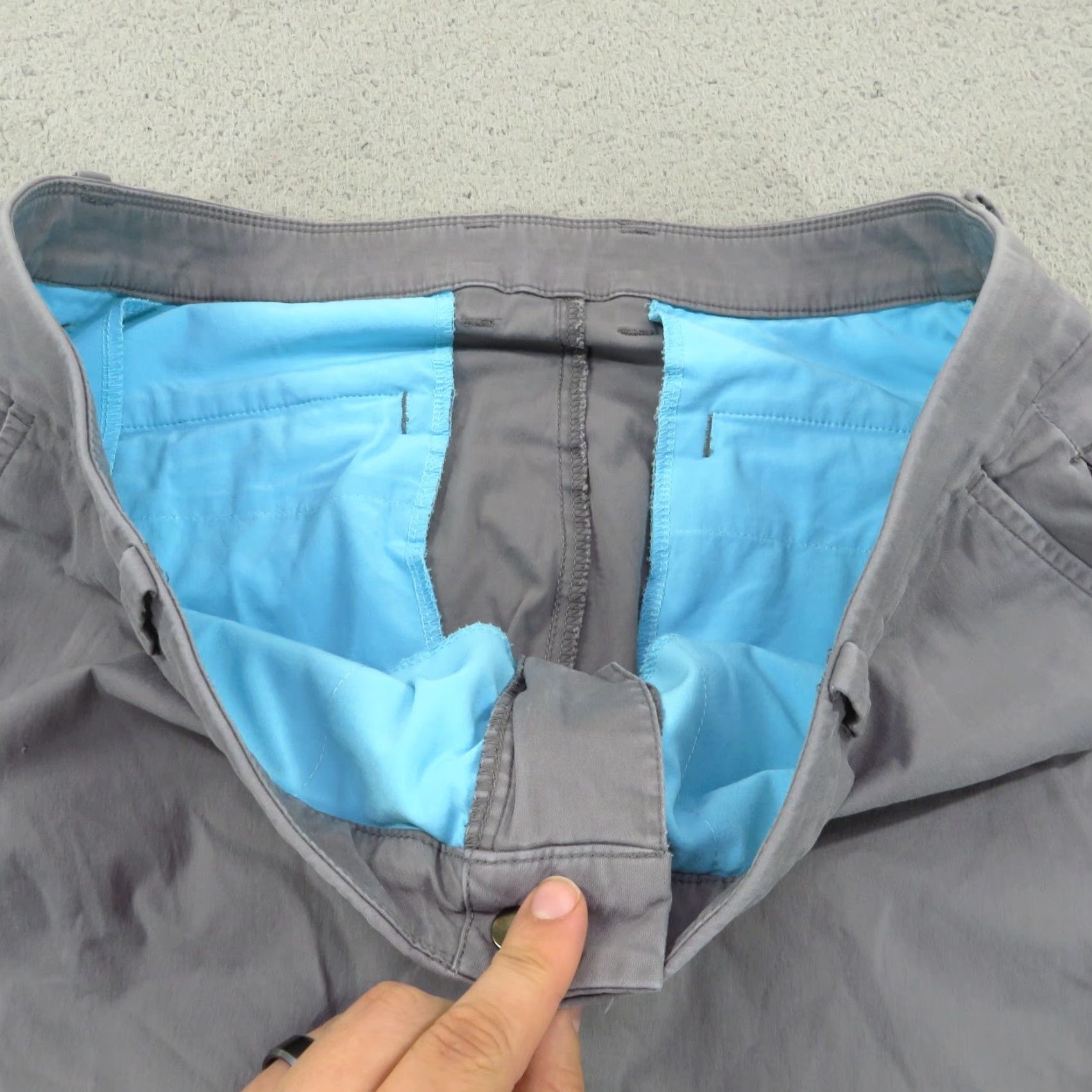 Vintage Birddogs Pants Men 38x32 Stretch Khakis Grey Linerless Performance Office Chino Chino Pants Regular Men 38 31 in Gray Size US 38 / EU 54 - 7 Thumbnail