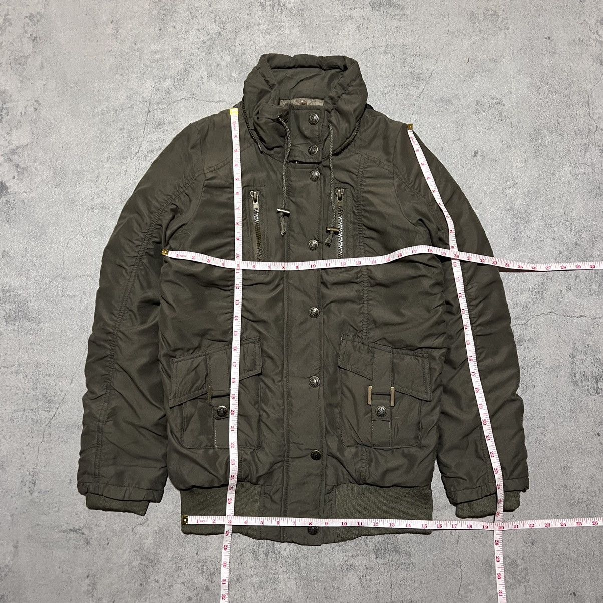 Japanese Brand Vintage Japanese Faux Fur Hood Nylon Bomber Jacket GOA Style Size L / US 10 / IT 46 - 9 Thumbnail