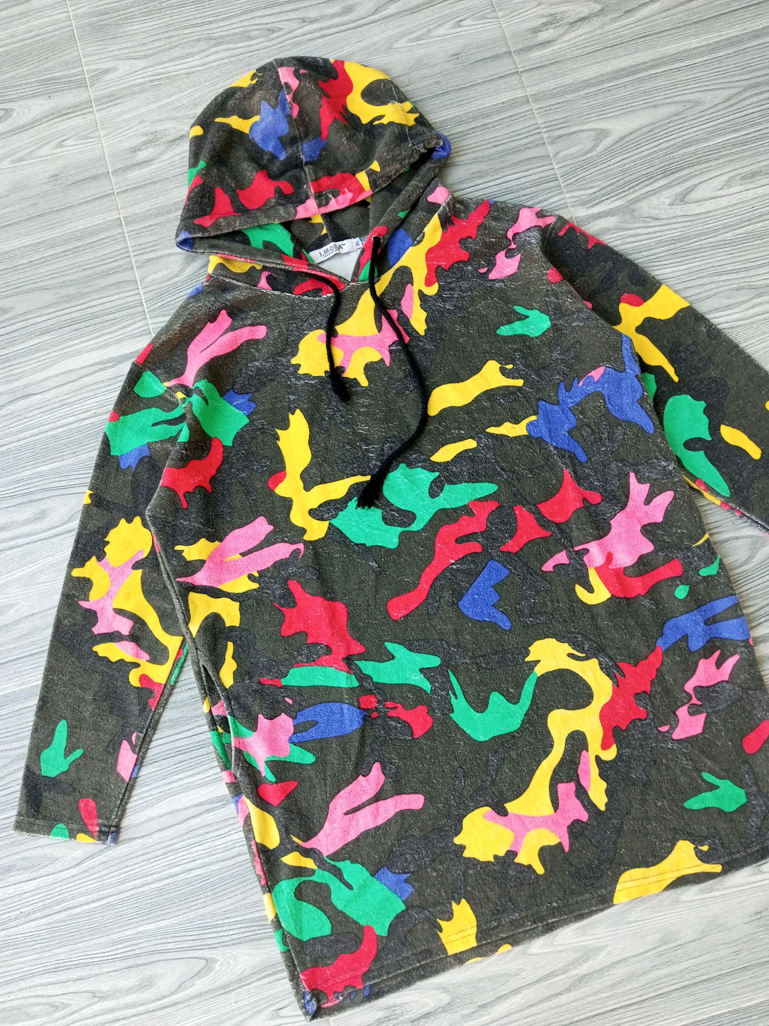 Hysteric Glamour × Japanese Brand × Vintage Imoda Japanesebrand Multicolour Jacket Hoodie Size US XL / EU 56 / 4 - 3 Thumbnail