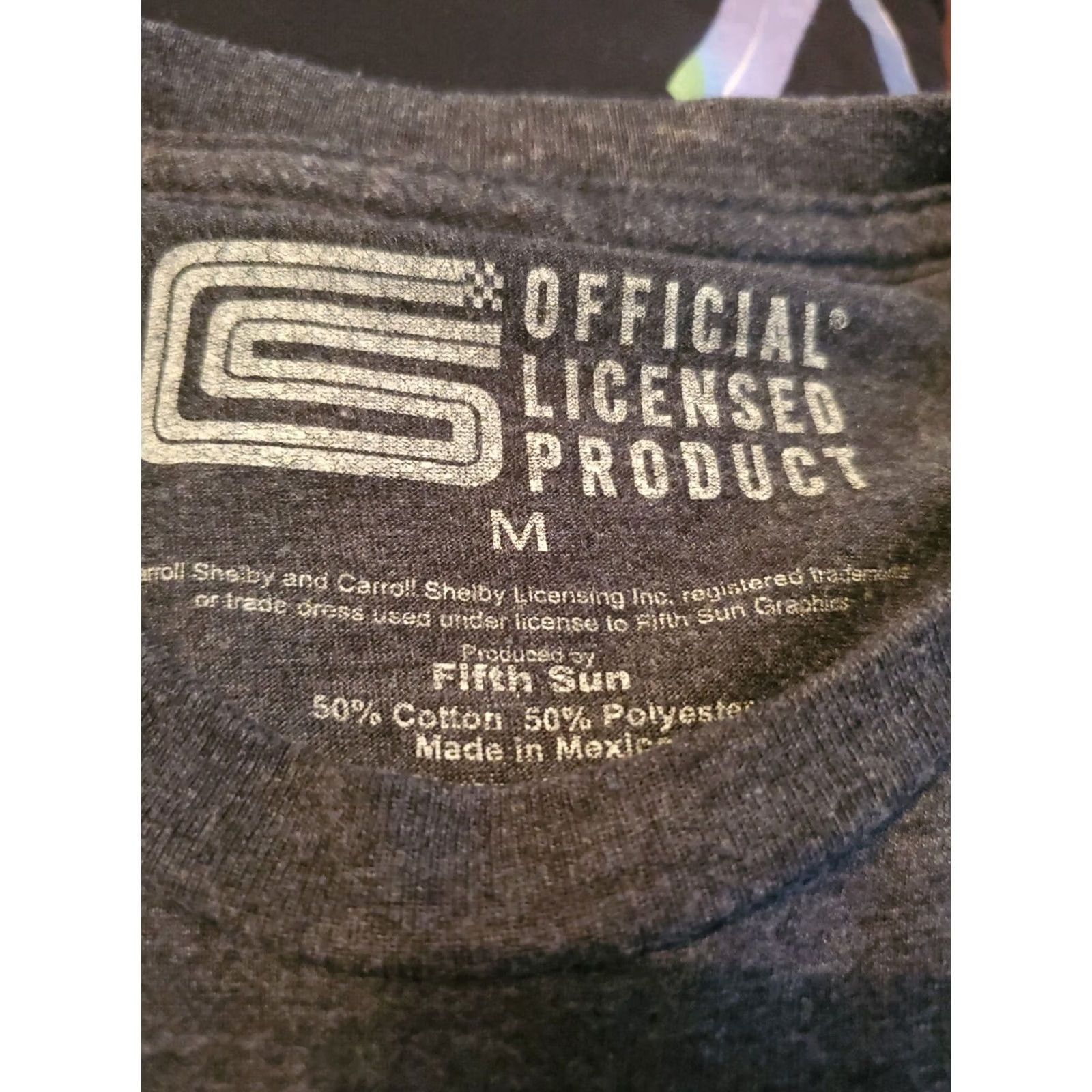 Vintage Shelby Cobra T-Shirt Officially Licensed Black/Gray Size M Men Shirts T-Shirt Cobra Graphic Print Vintage No Size US M / EU 48-50 / 2 - 2 Thumbnail