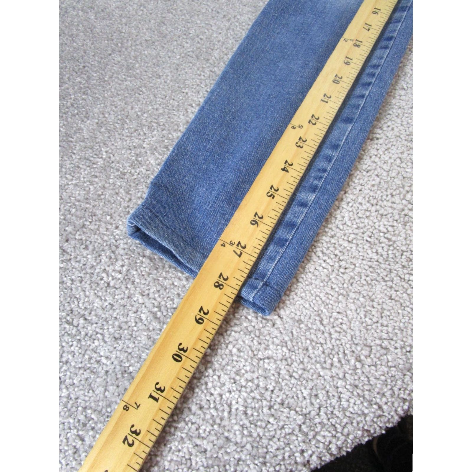 Massimo Dutti Massimo Dutti Jeans Womens 2 Medium Light Wash Denim Skinny Size 26" / US 2 / IT 38 - 5 Thumbnail
