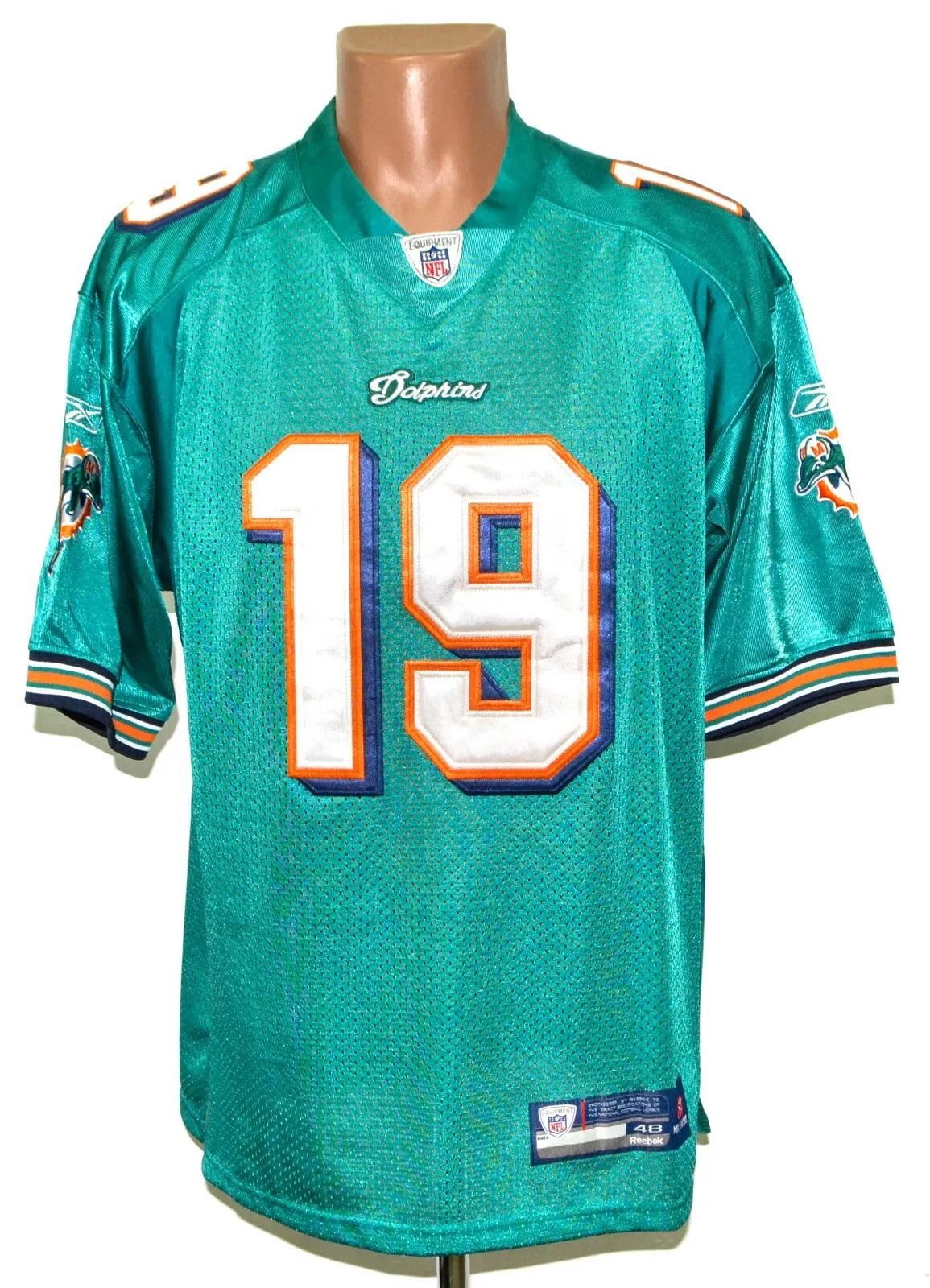 Reebok NFL MIAMI DOLPHINS SHIRT MARSHALL #19 SIZE XL (48) Size US XL / EU 56 / 4 - 2 Thumbnail
