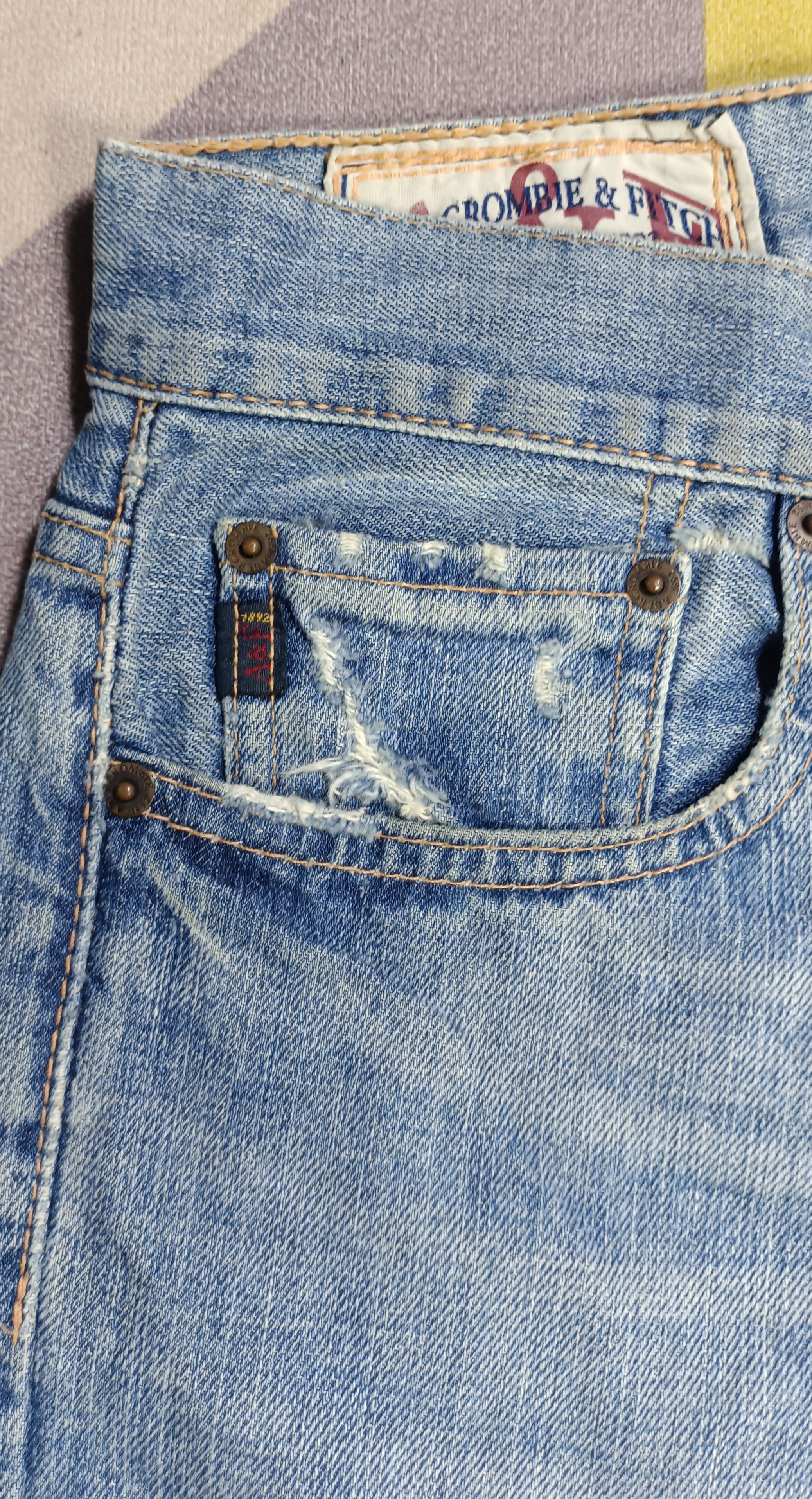 Abercrombie & Fitch × If Six Was Nine × Japanese Brand Extra Heavy Ounce Abercrombie Fitch 5 pocket Size US 34 / EU 50 - 14 Thumbnail
