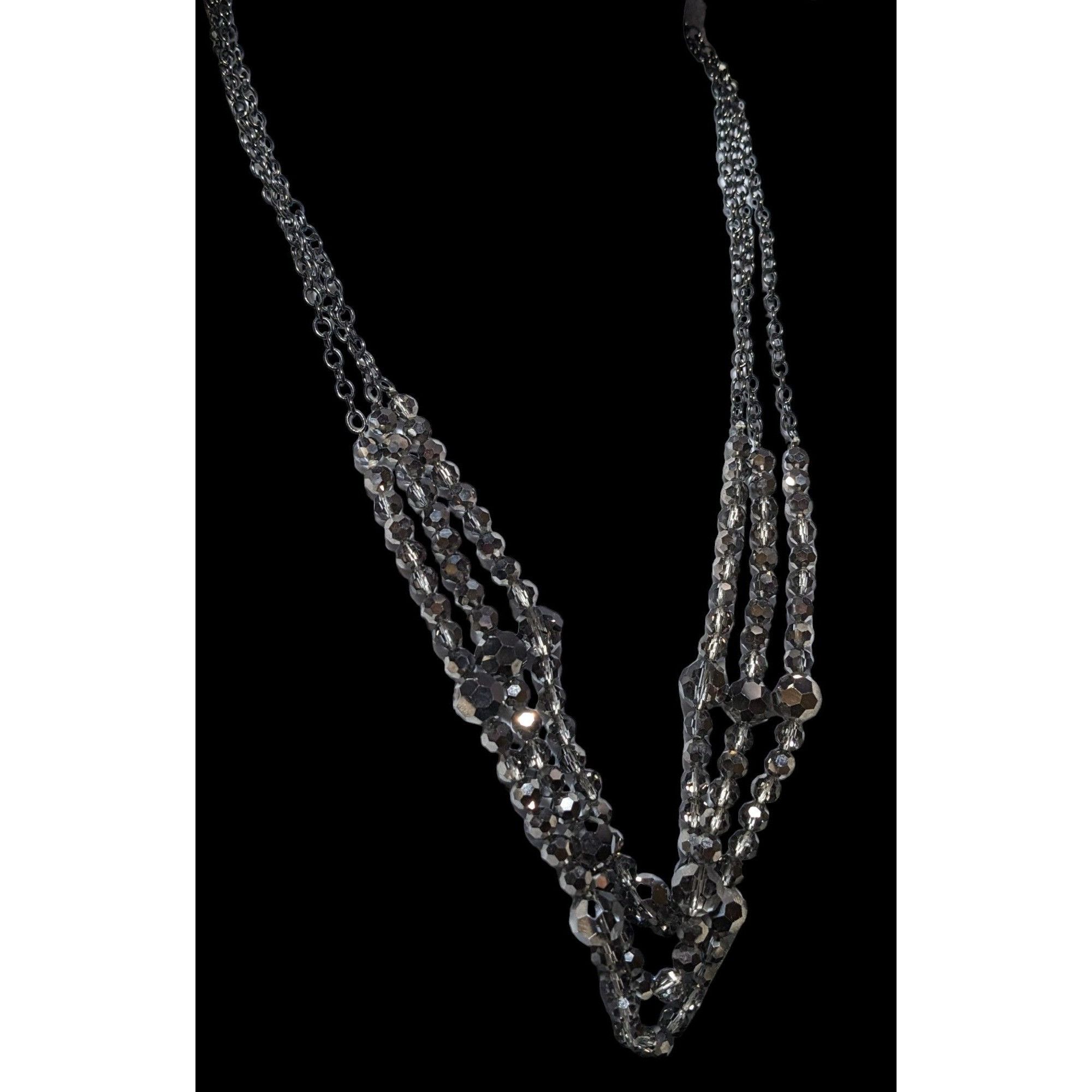 Other Glam Goth Multilayer Glass Beaded Necklace Size ONE SIZE - 3 Thumbnail