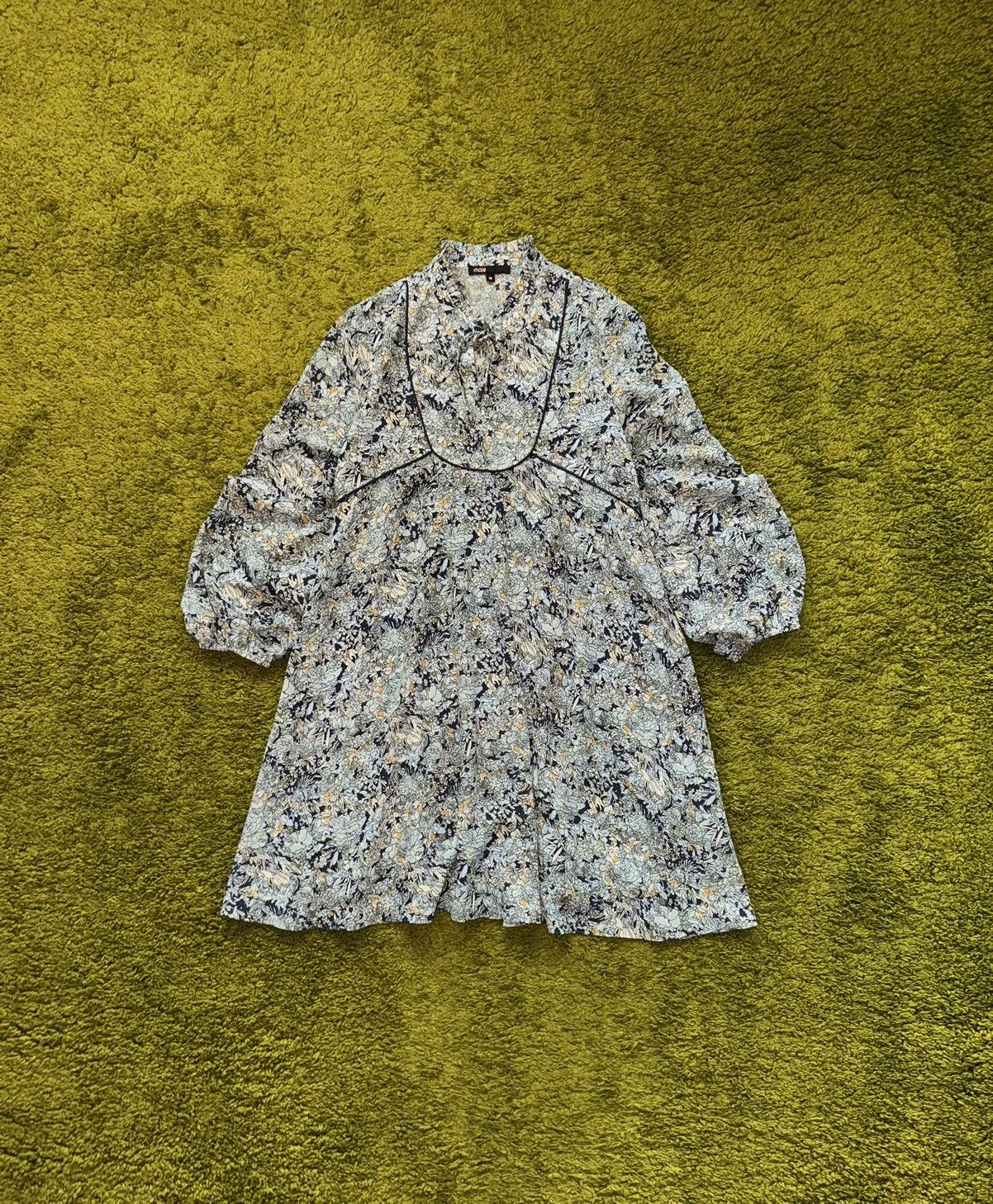 Designer × Maje Maje oldmoney style floral pattern baby doll dress Size S / US 4 / IT 40 - 1 Thumbnail