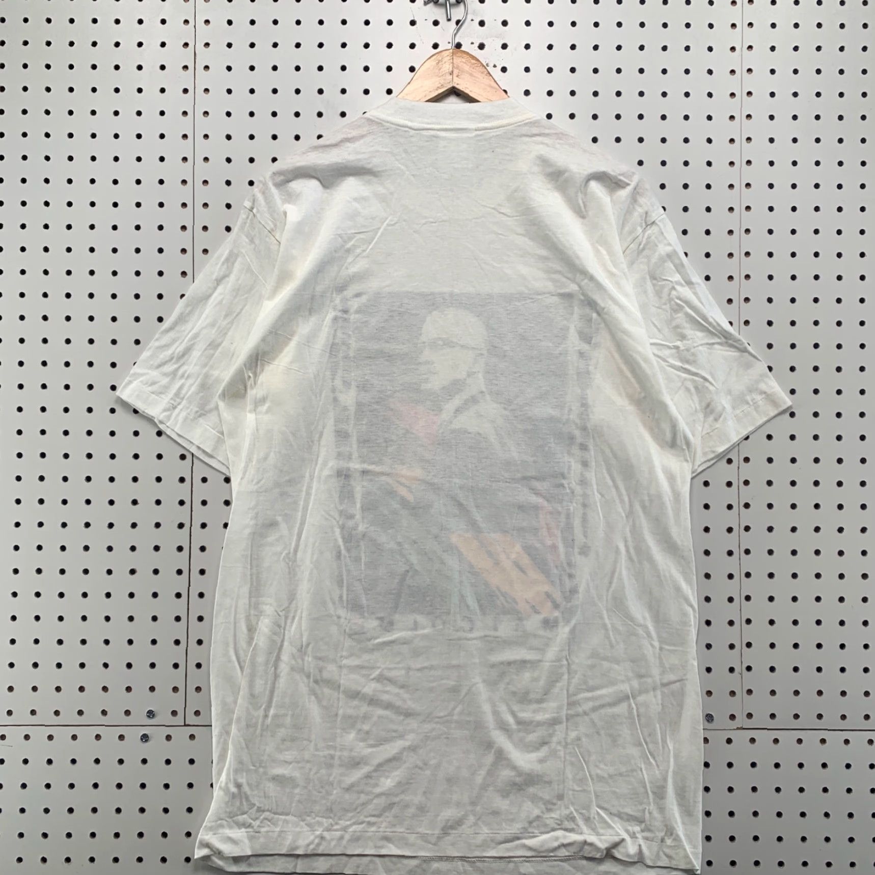 Vintage VINTAGE Malcolm X Shirt Mens XL White Cotton 1990s Graphic Print T-Shirt 90s Short Sleeve Mens X-Large Size US XL / EU 56 / 4 - 2 Thumbnail