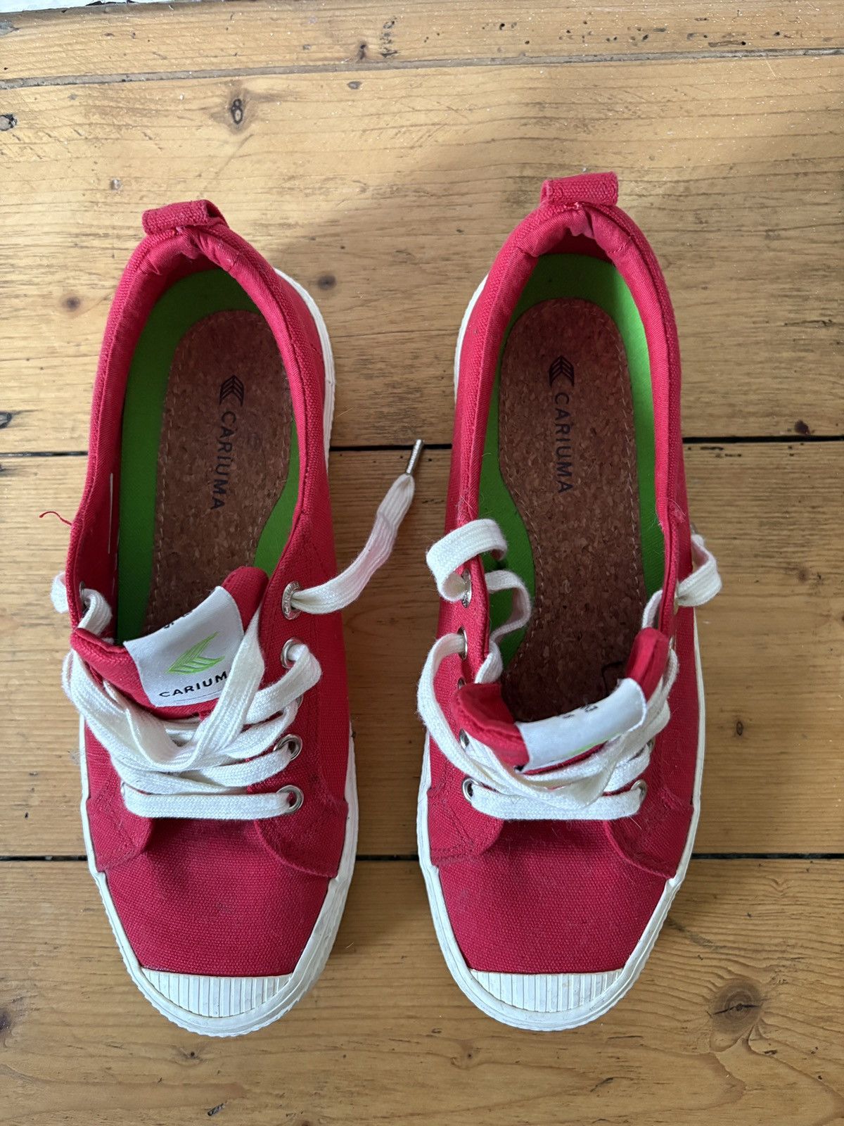 Other Cariuma // Red Sneakers // Sustainable Footwear Size US 8 / IT 38 - 3 Thumbnail