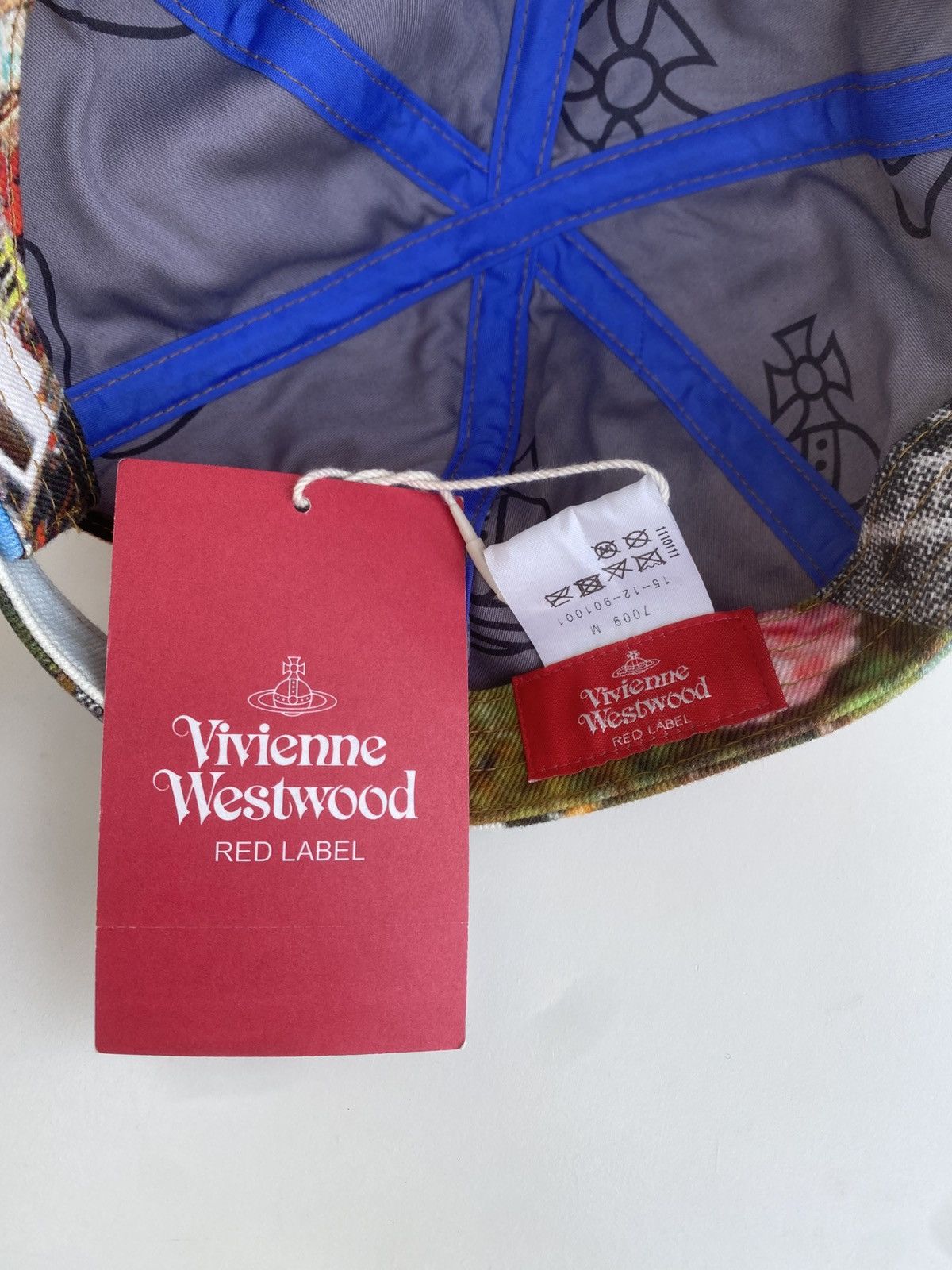 Vivienne Westwood Rare Vivienne Westwood Crazy Design All Over Print Hat Size ONE SIZE - 16 Thumbnail