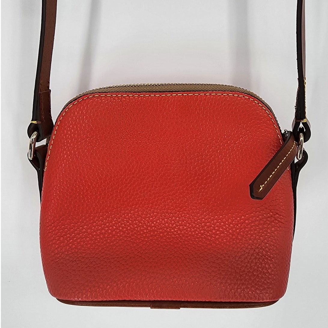Dooney & Bourke Dooney & Bourke Red Pebbled Leather Mini Crossbody Bag Size ONE SIZE - 2 Thumbnail