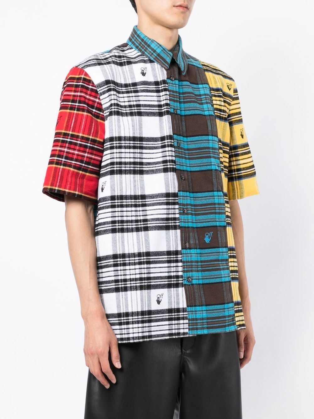 Off-White o1y0325 Patterned Shirt in Multicolor Size US M / EU 48-50 / 2 - 1 Thumbnail