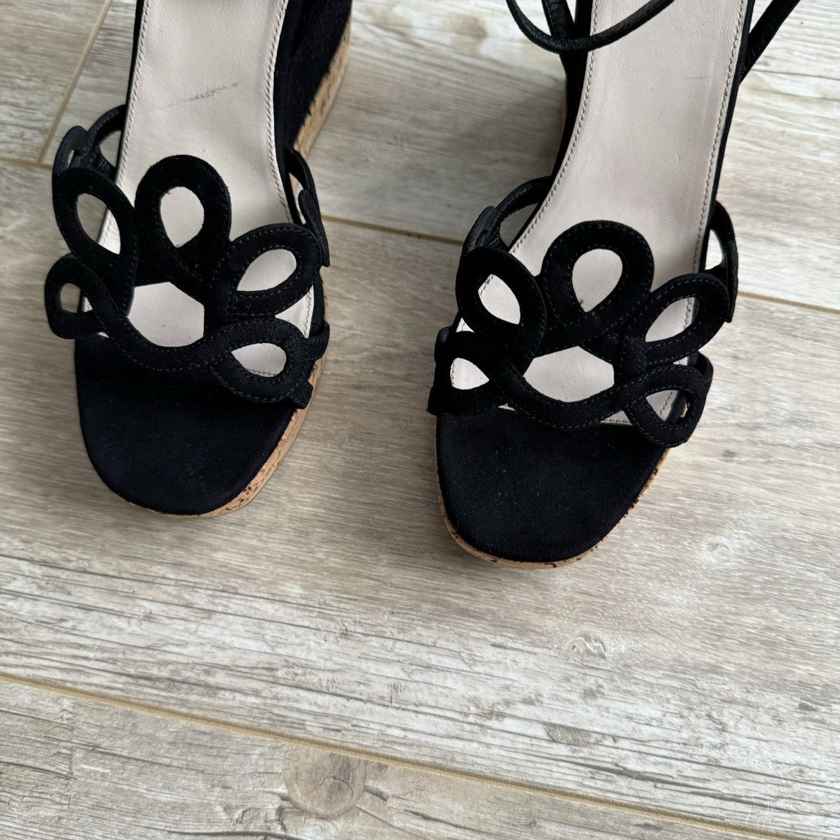 Prada Prada Suede Sandals Size US 10.5 / IT 40.5 - 5 Thumbnail