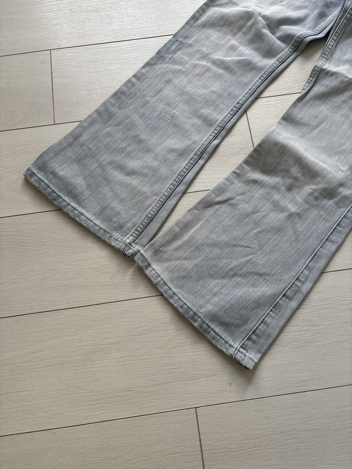 Japanese Brand CRAZY FLARED LGB Y2K JEANS If Six Was Nine Japanese glamour Size US 30 / EU 46 - 4 Thumbnail