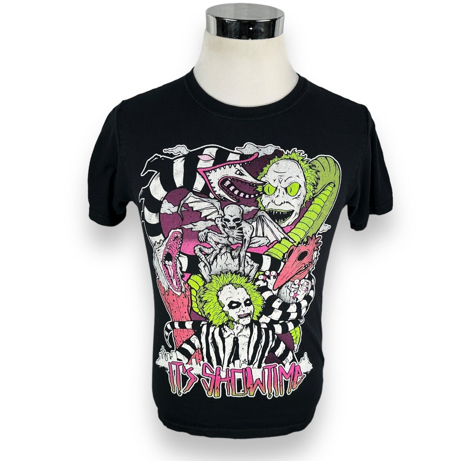 Fruit Of The Loom Angelo Parente Art T-Shirt Men’s Small It's Showtime Black Size US S / EU 44-46 / 1 - 1 Thumbnail