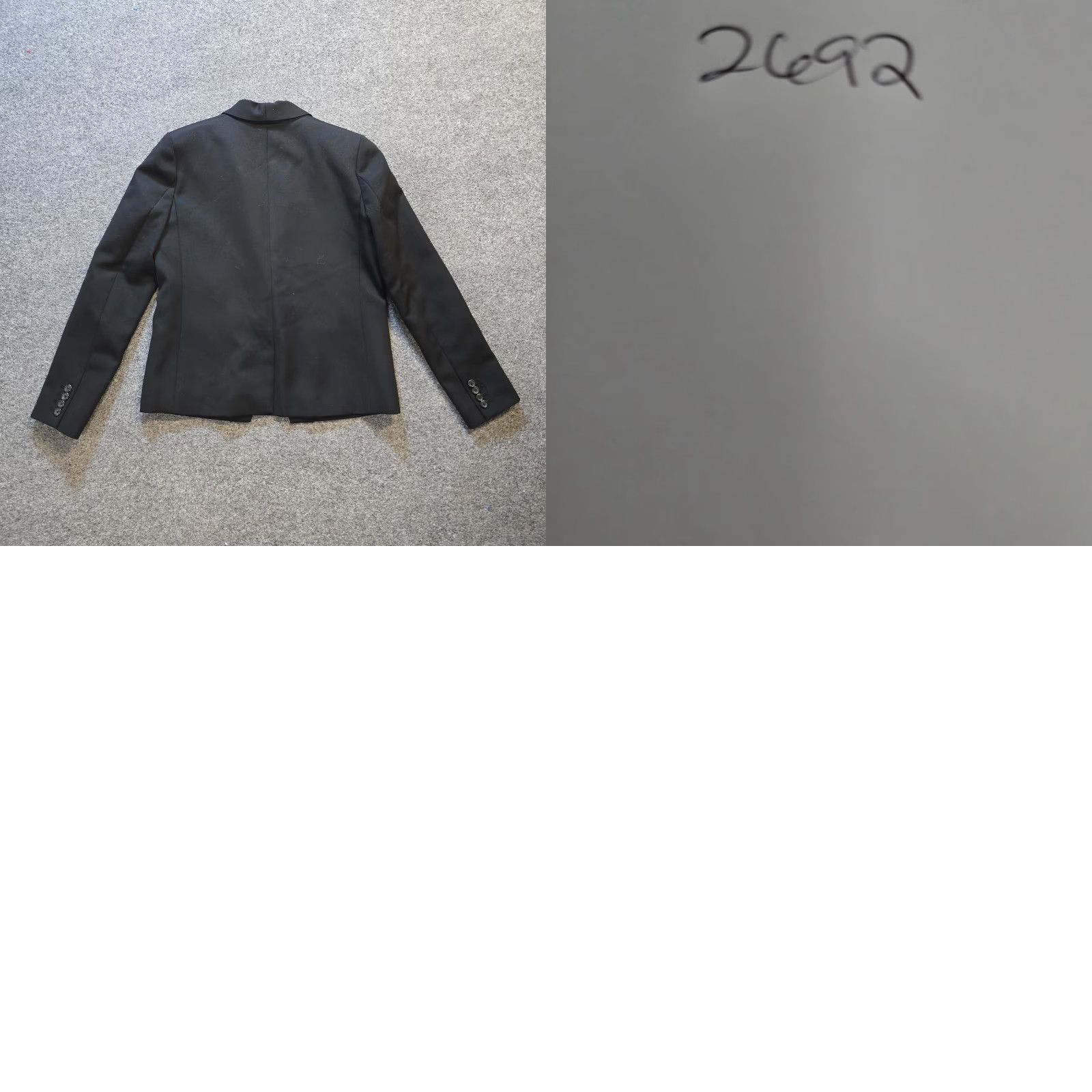 J.Crew J.CREW Blazer Women Size 6 Black Wool Stretch One Button Academia Career Capsule Shirt Size M / US 6-8 / IT 42-44 - 8 Thumbnail