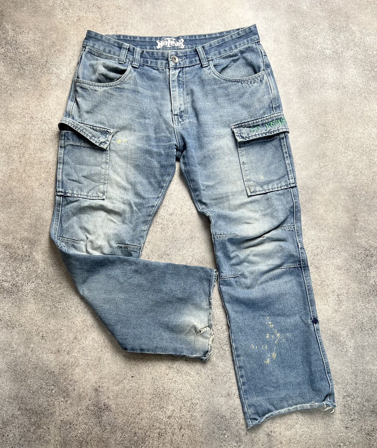 No Fear × Vintage No Fear vintage cargo jeans Size US 34 / EU 50 - 1 Thumbnail