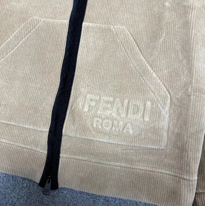Fendi Fendi Beige Hooded Men's Jacket . Size US M / EU 48-50 / 2 - 3 Thumbnail