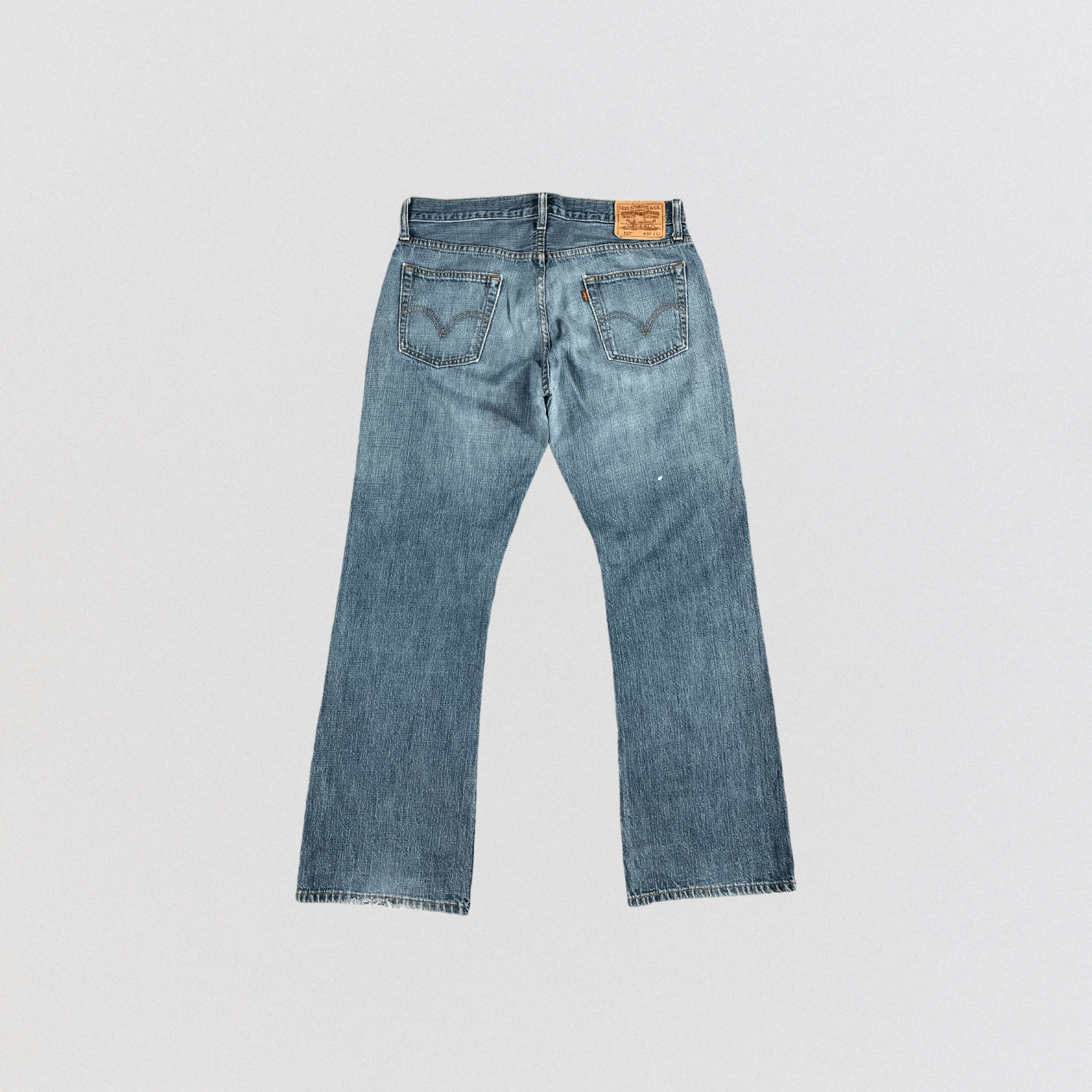 Levi's × Vintage 90s Vintage Blue Wash Levis 527 Jeans-JM2487 Size US 35 - 2 Thumbnail