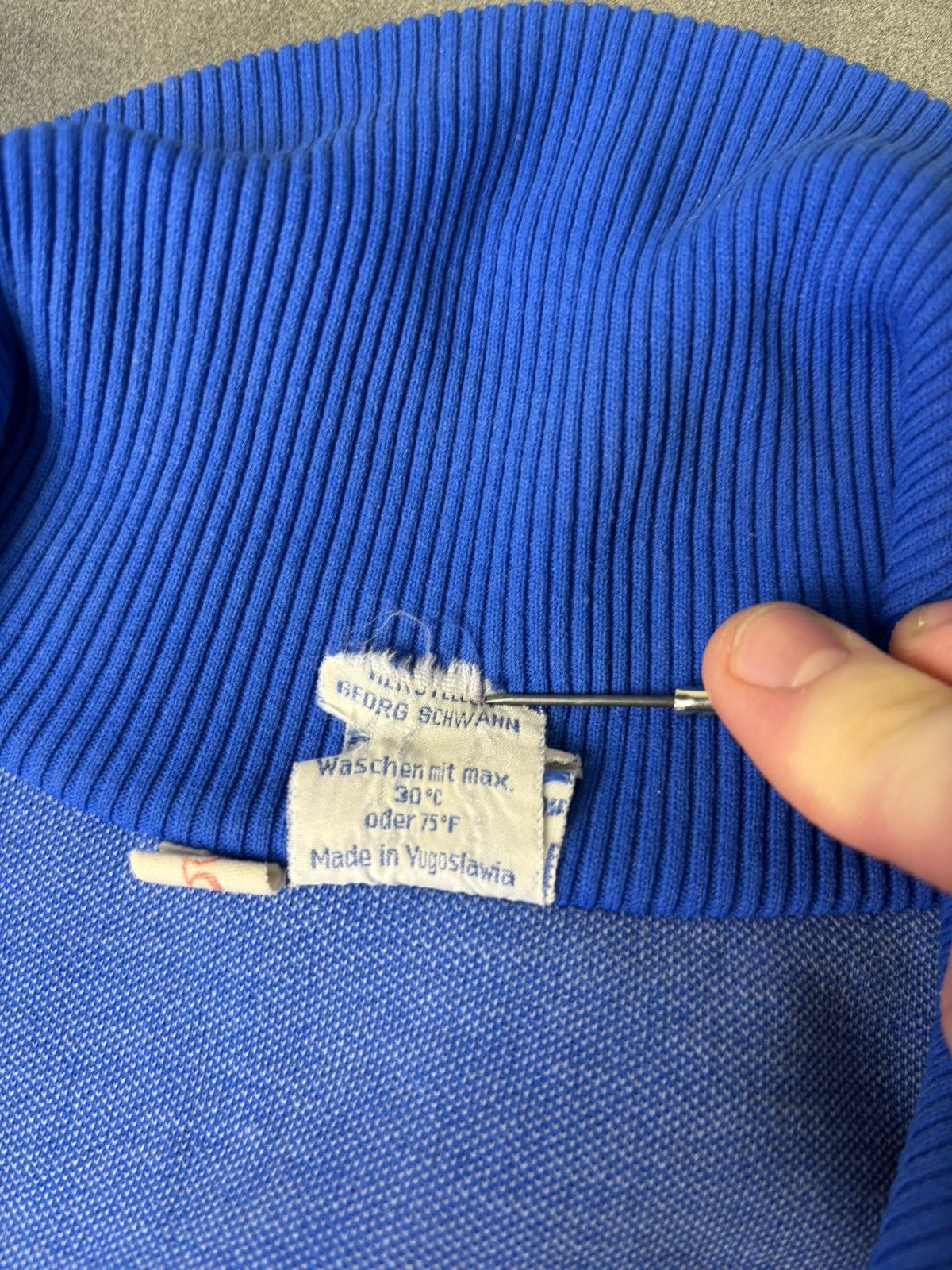 Adidas × Vintage 1960s Vintage Adidas Track Suit Jacket Georg Schwahn Rare 70 Size US M / EU 48-50 / 2 - 4 Thumbnail