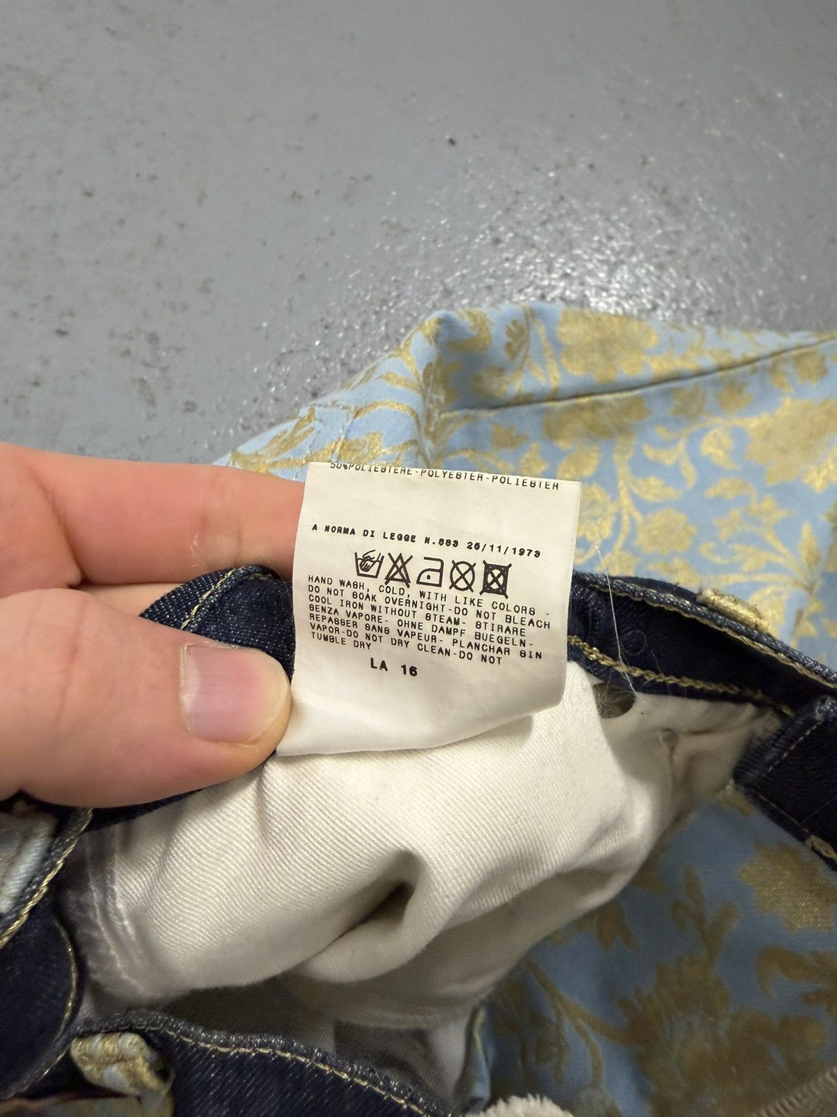 Just Cavalli Vintage Just Cavalli Overprinted Jeans Size 31" - 10 Thumbnail