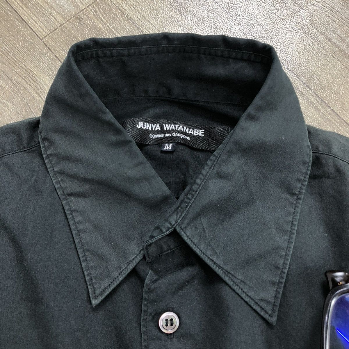 Comme des Garcons × Comme des Garcons Homme × Junya Watanabe AW09 Junya Watanabe Comme des Garcons Man CDG Black Shirt Size US XS / EU 42 / 0 - 5 Thumbnail