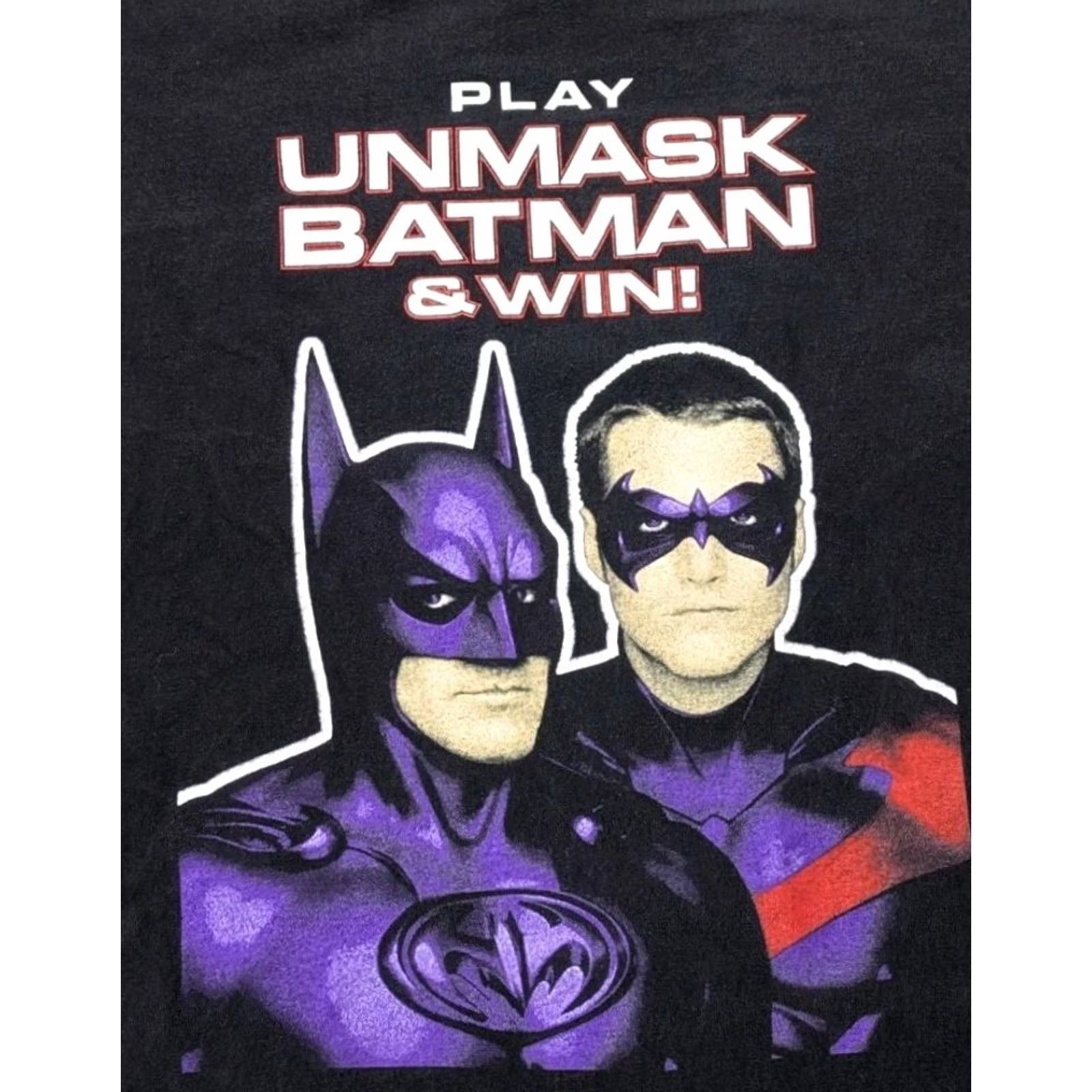 Vintage VINTAGE Batman & Robin Movie Promo Shirt 1997 Single Stitch DC Comics XL Men Black Size US XL / EU 56 / 4 - 3 Thumbnail