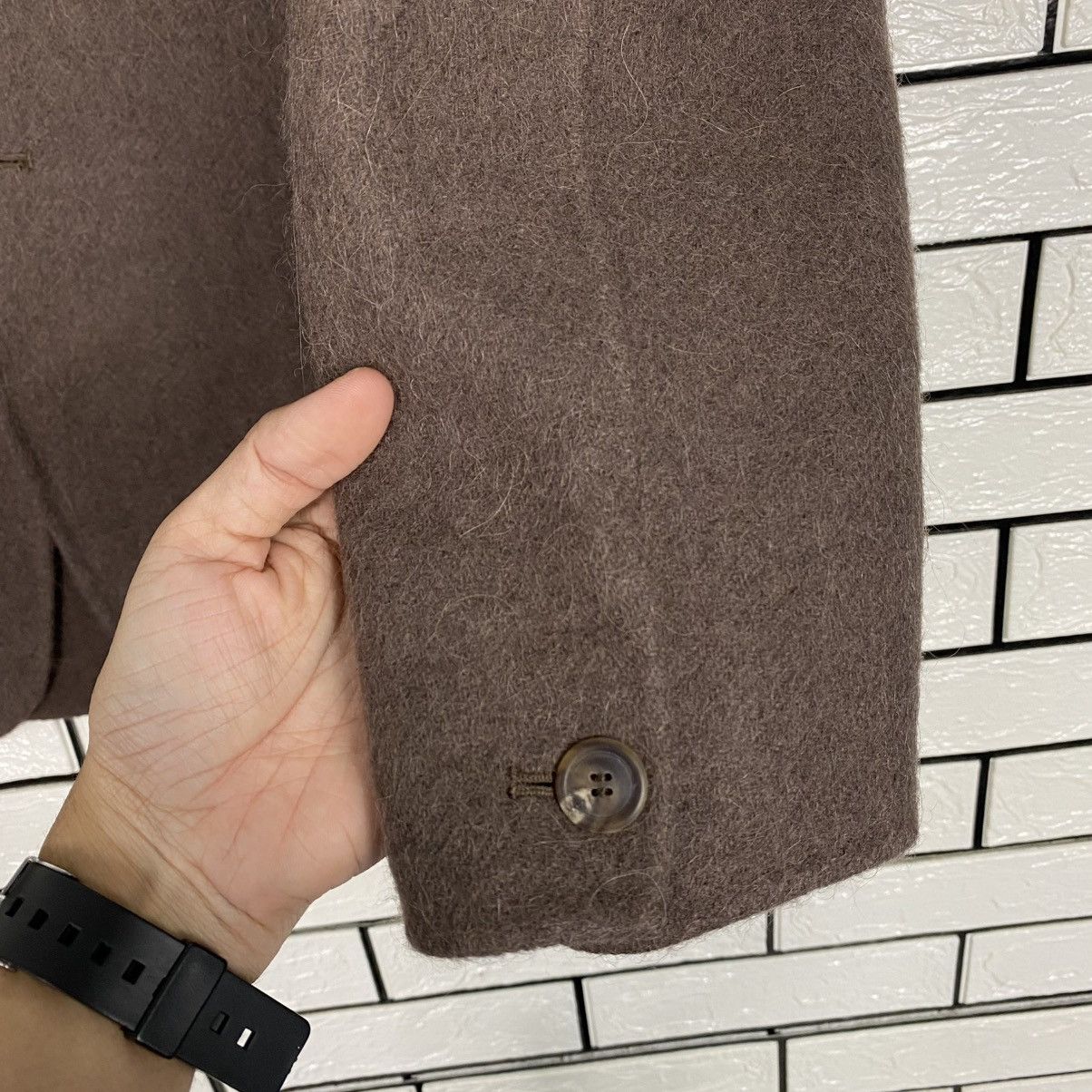 Issey Miyake 🔥VINTAGE WOOL JACKET BUTTON ISSEY MIYAKE RUNWAY Size US L / EU 52-54 / 3 - 17 Thumbnail