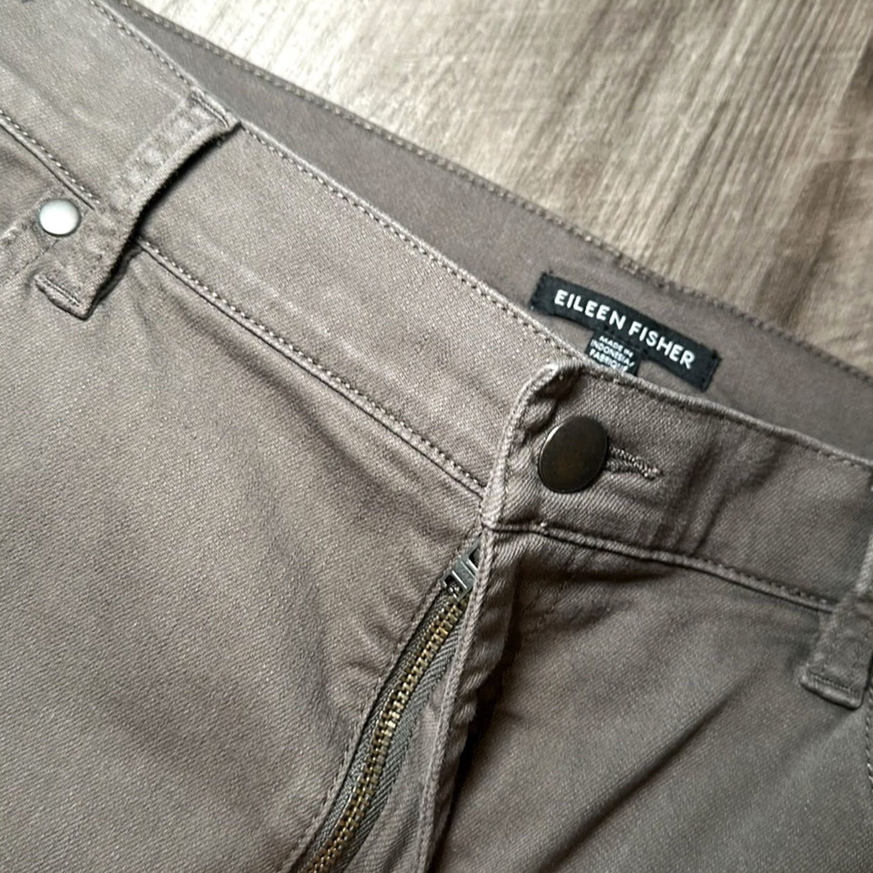 Eileen Fisher Eileen Fisher Organic Cotton Denim Tapered Pant Large Size 36" / US 14 / IT 50 - 6 Thumbnail