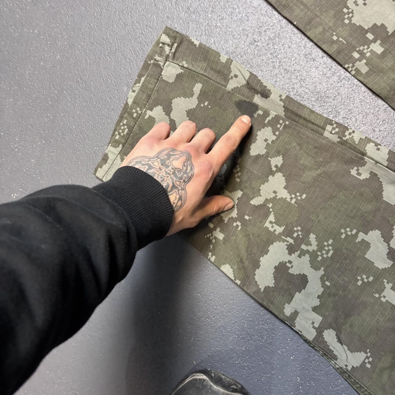Japanese Brand × Vintage Vintage y2k 90s camo cargo pants Size US 40 / EU 56 - 3 Thumbnail