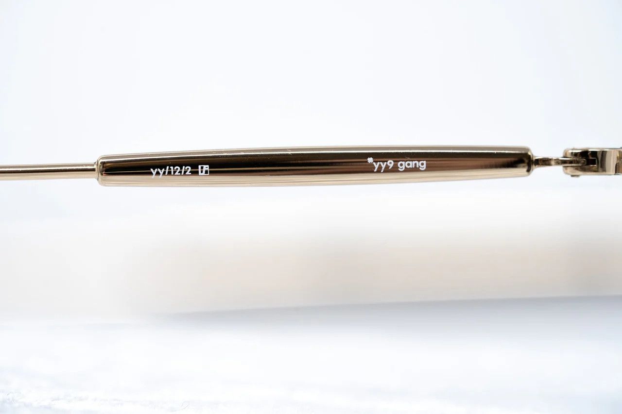 Yohji Yamamoto Yohji Yamamoto Sunglasses Round Gold and Grey Size ONE SIZE - 5 Thumbnail