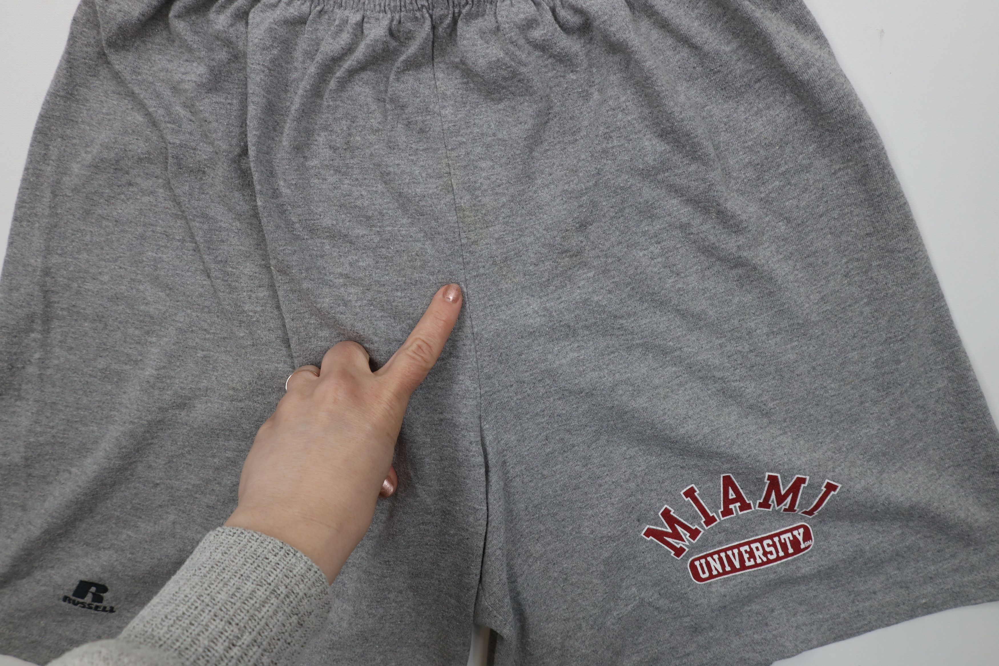 Russell Athletic × Vintage Vintage 90s Russell Athletic University Miami Above Shorts Size US 32 / EU 48 - 7 Thumbnail