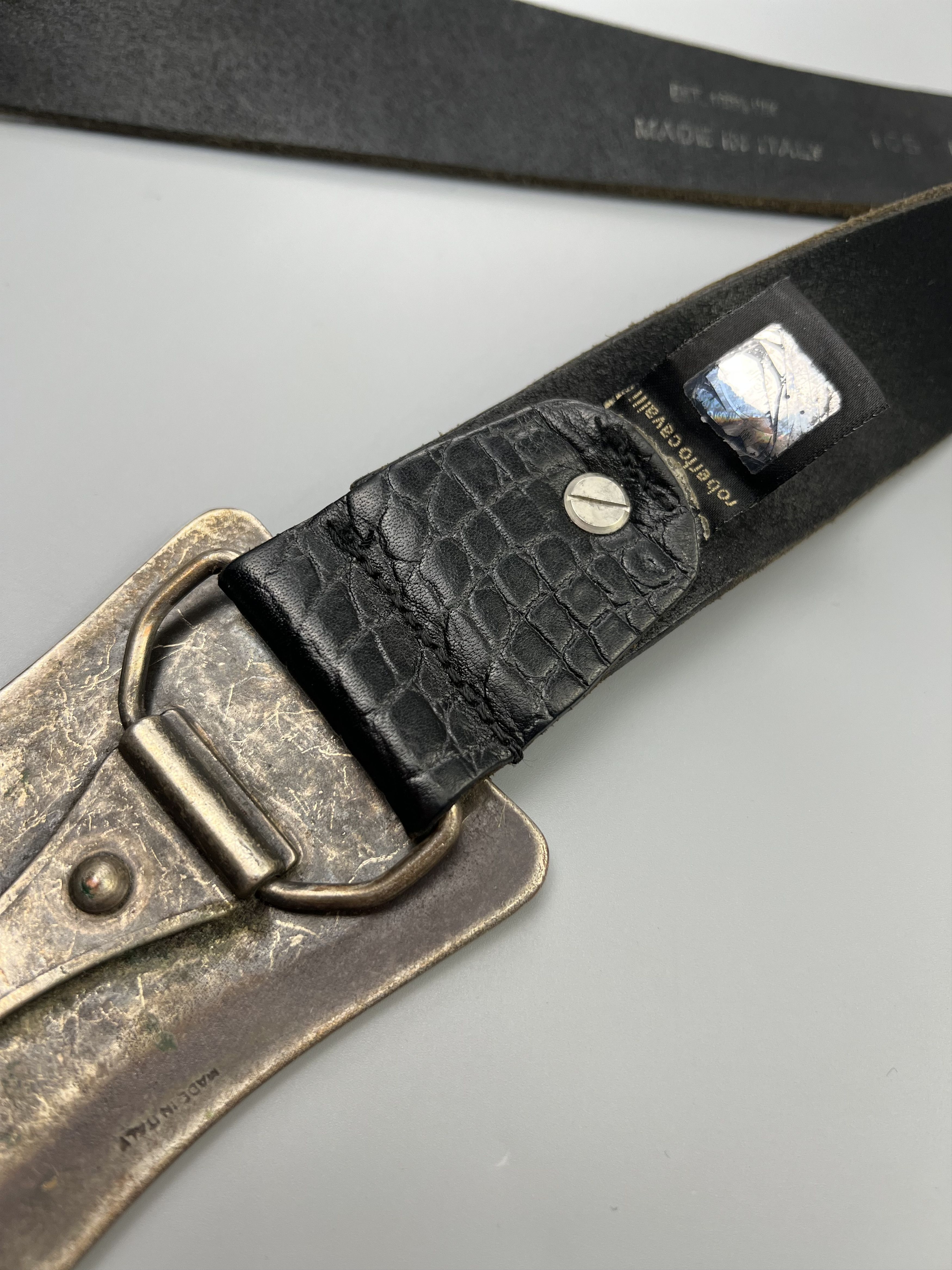Just Cavalli Just Cavalli Leather Belt Size 105 Size ONE SIZE - 3 Thumbnail