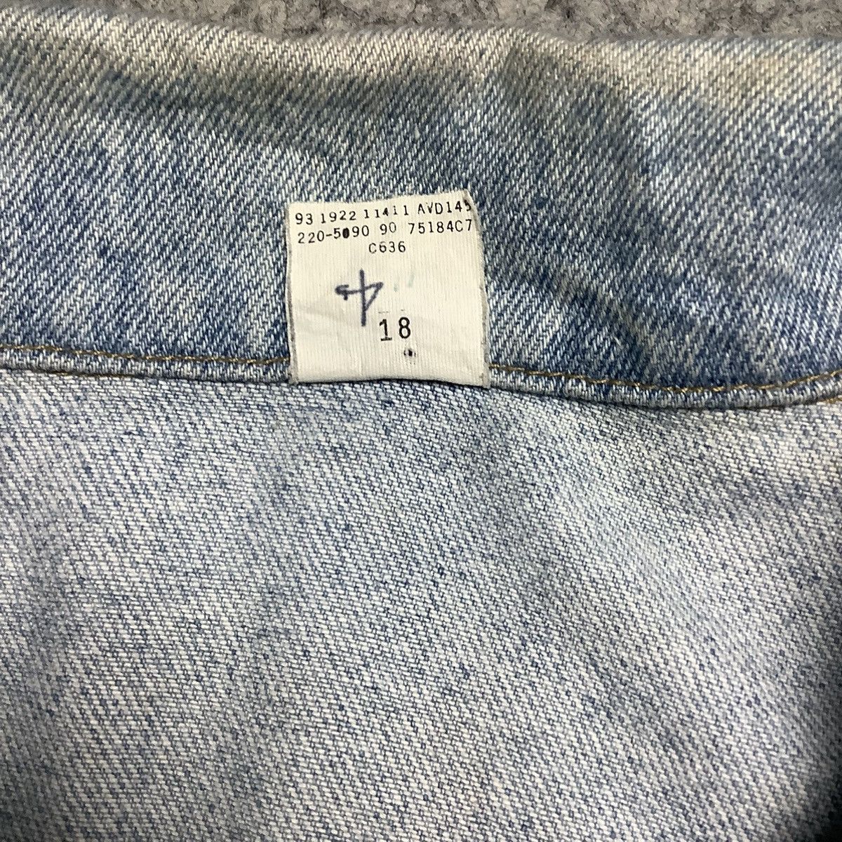 Lee × Vintage 90s Vintage Lee Blue Denim Jacket Size US XL / EU 56 / 4 - 8 Thumbnail